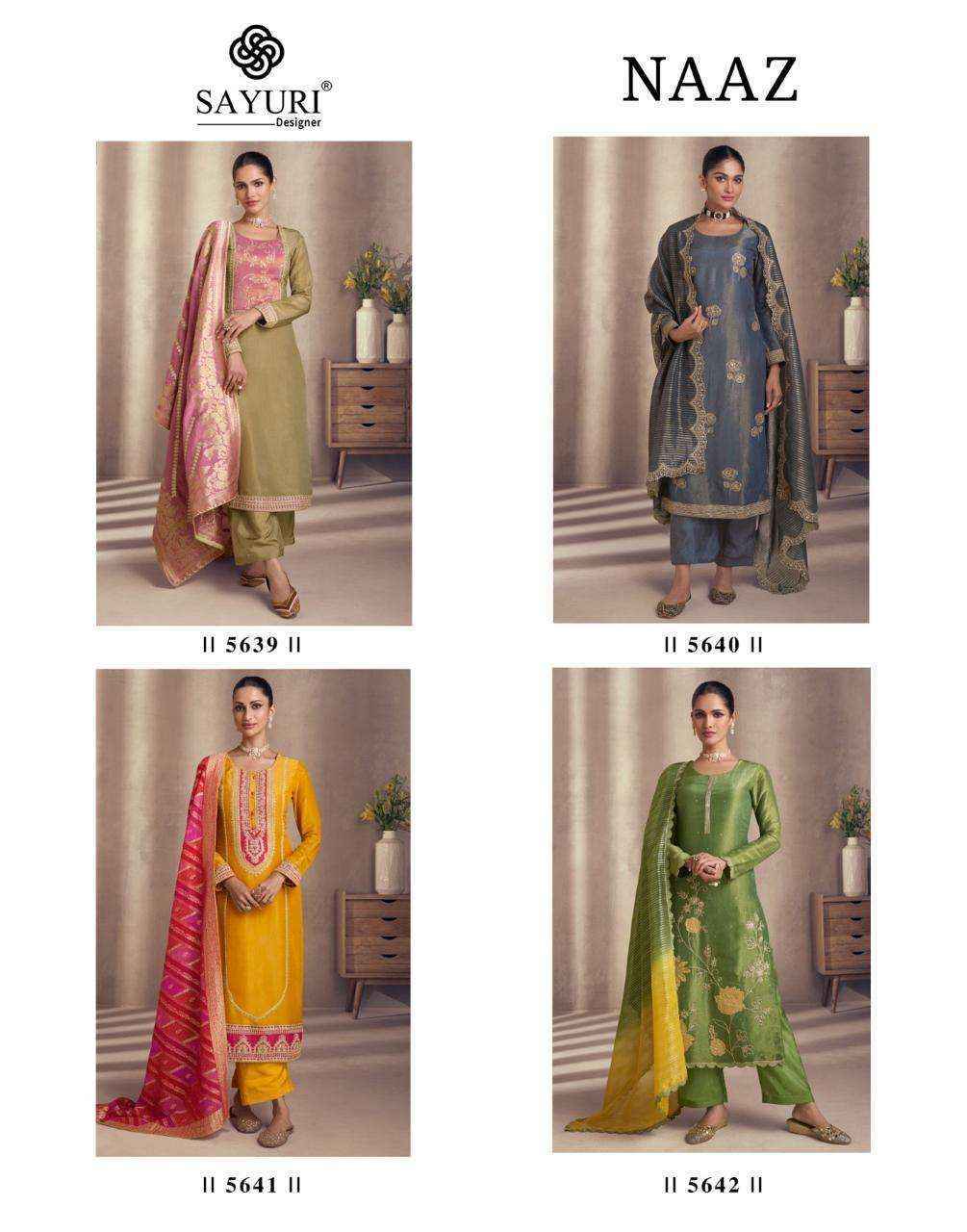 Sayuri Designer Naaz Readymade Simmer Silk Dress Wholesale Price ( 4 Pcs Catalog )