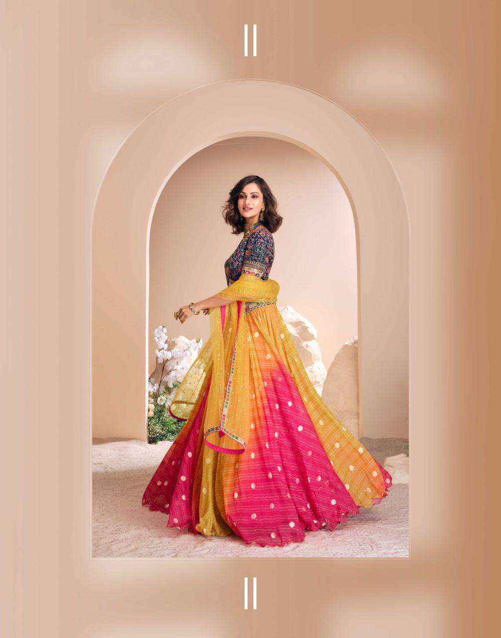 Sayuri Designer Sawaymvar Viscose Jacquard Silk Lehenga Choli ( 3 Pcs Catalogue )