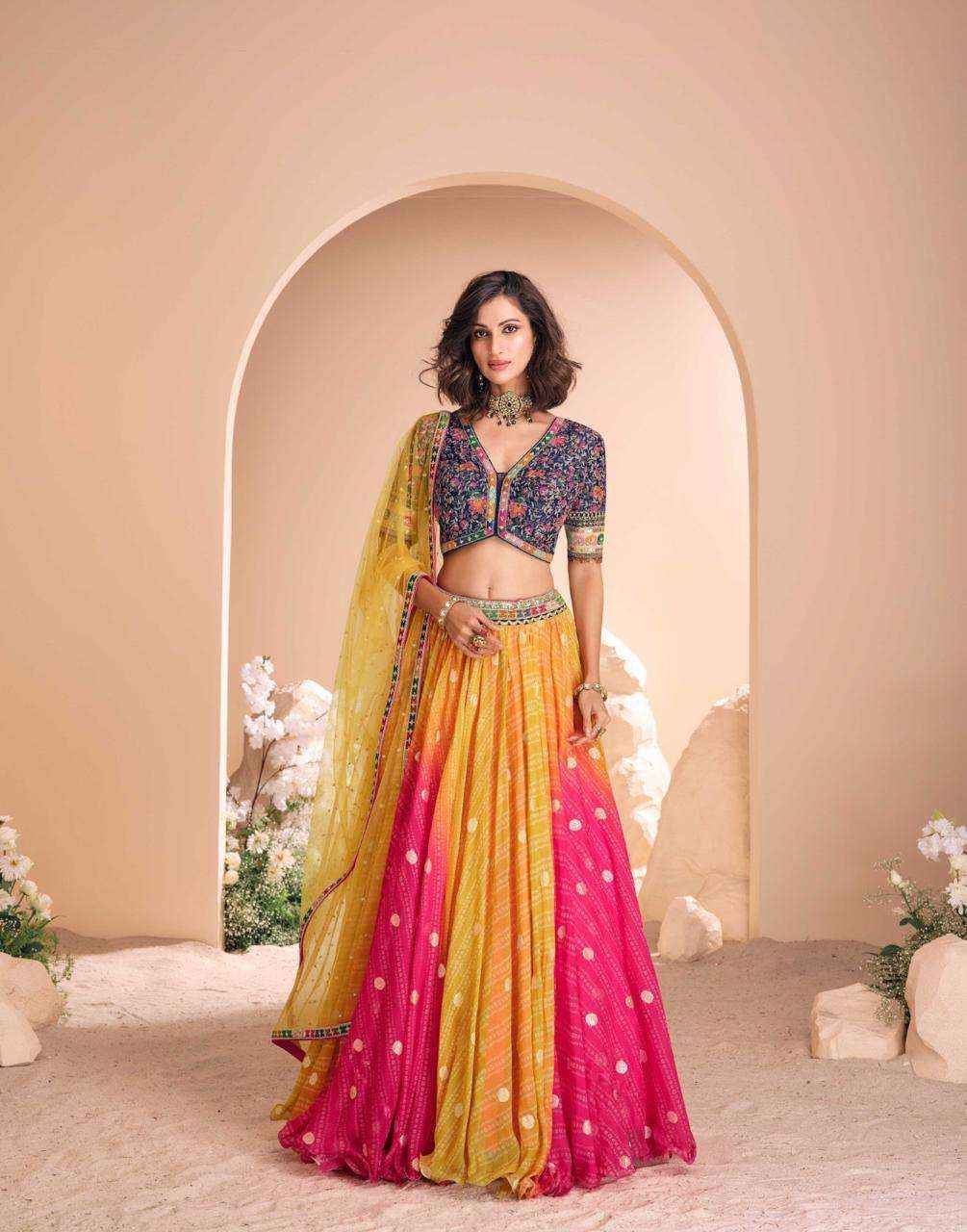 Sayuri Designer Sawaymvar Viscose Jacquard Silk Lehenga Choli ( 3 Pcs Catalogue )
