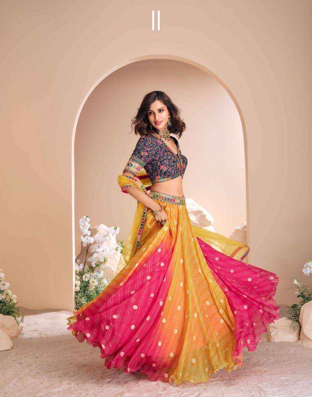 Sayuri Designer Sawaymvar Viscose Jacquard Silk Lehenga Choli ( 3 Pcs Catalogue )