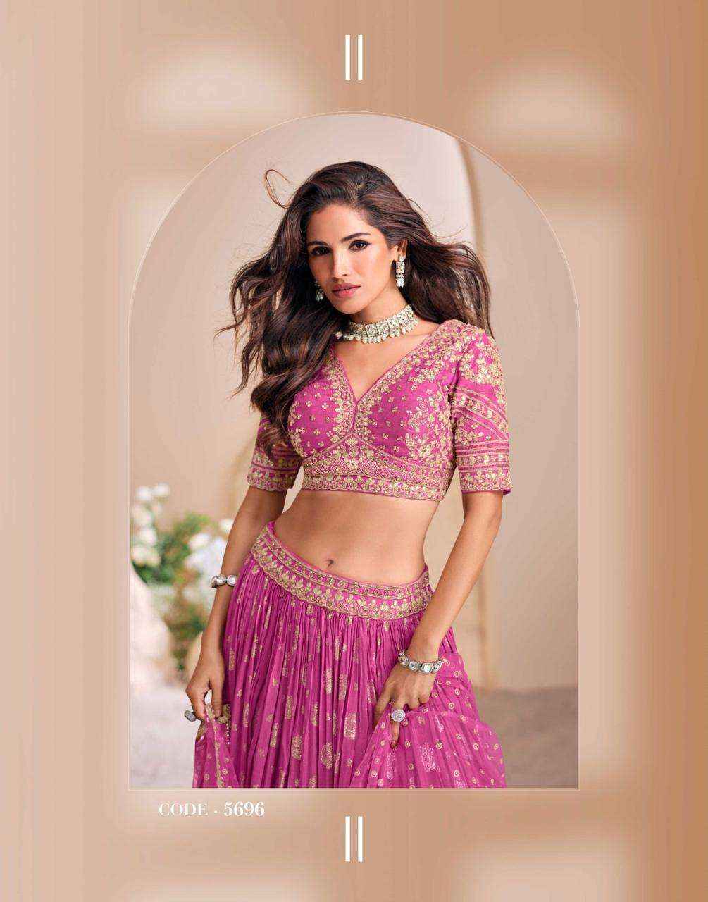 Sayuri Designer Sawaymvar Viscose Jacquard Silk Lehenga Choli ( 3 Pcs Catalogue )