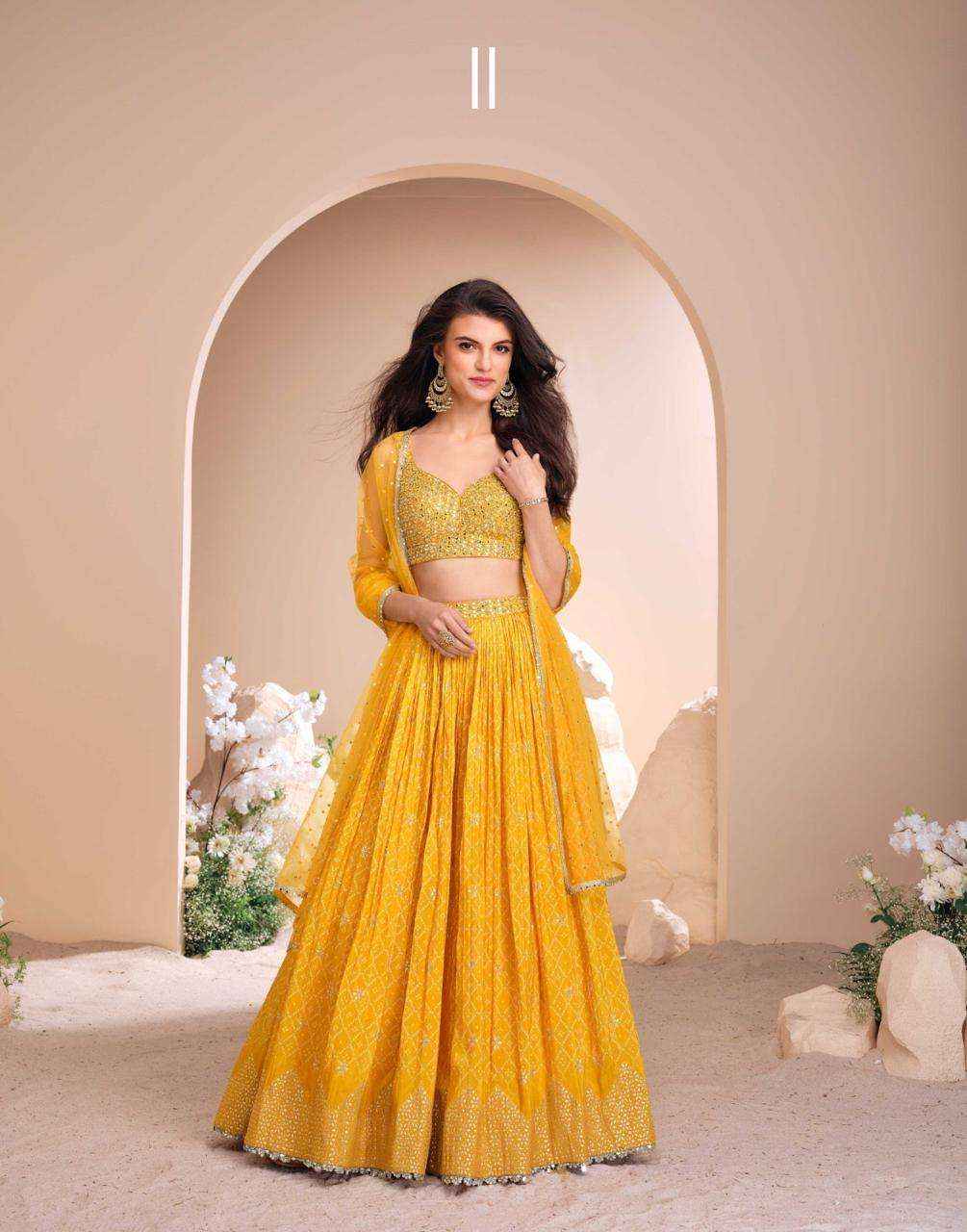 Sayuri Designer Sawaymvar Viscose Jacquard Silk Lehenga Choli ( 3 Pcs Catalogue )