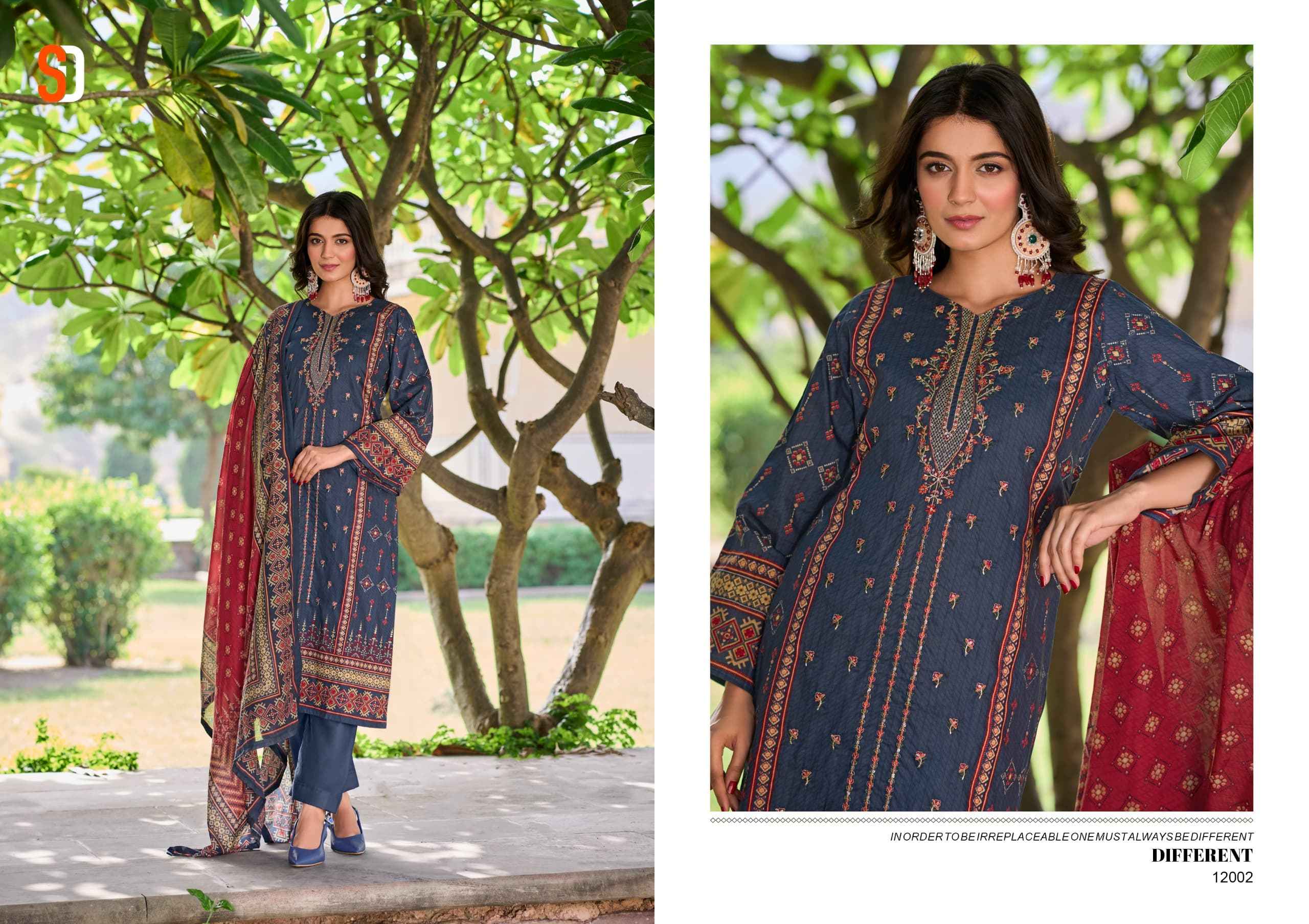 Shraddha Bin Saeed Lawn Collection Vol 12 Pakistani Salwar Suit Wholesale Price ( 4 Pcs Catalog )