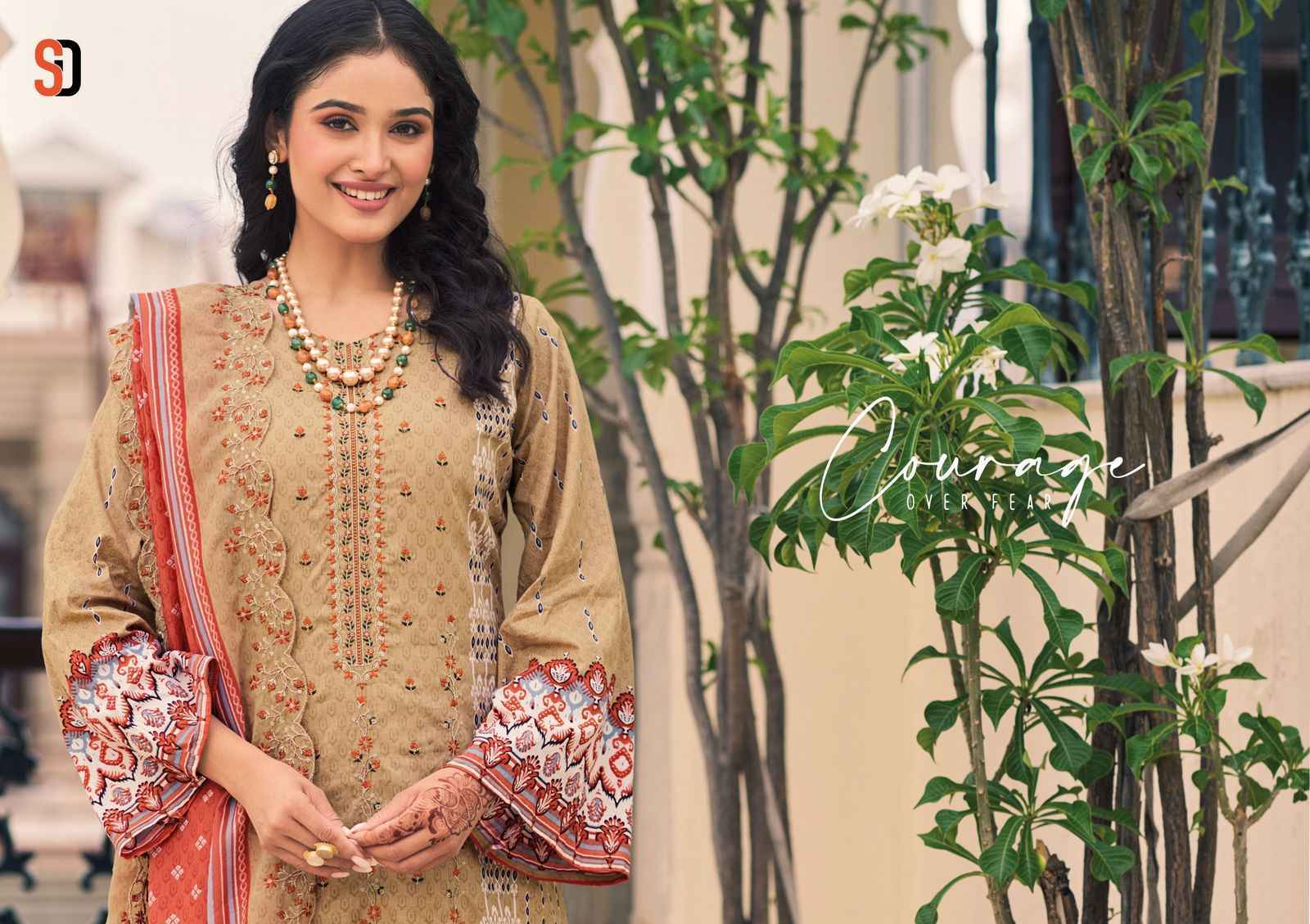 Shraddha Designer Bin Saeed Lawn Collection Vol 13 Cotton Dress Material ( 8 pcs Catalogue )