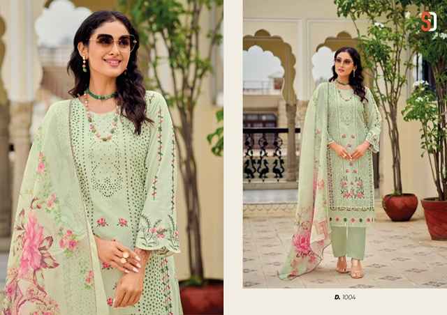 SHRADDHA DESIGNER MARIYA WHOLESALE READYMADE SUITS ( 4 PCS CATALOG )