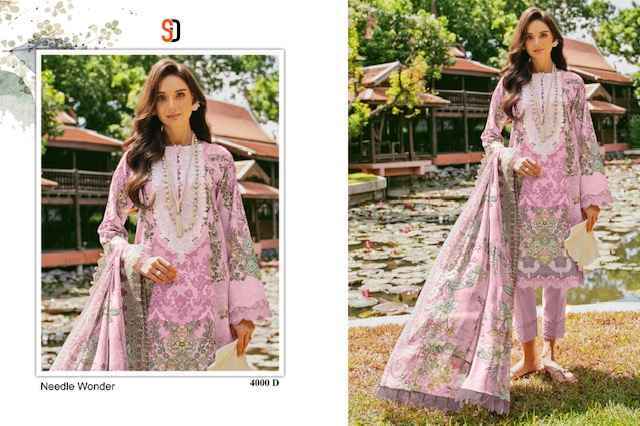 Shraddha Designer Needle Wonder Vol 4 Cotton Salwar Kameez Wholesale Price ( 6 Pcs Catalog )