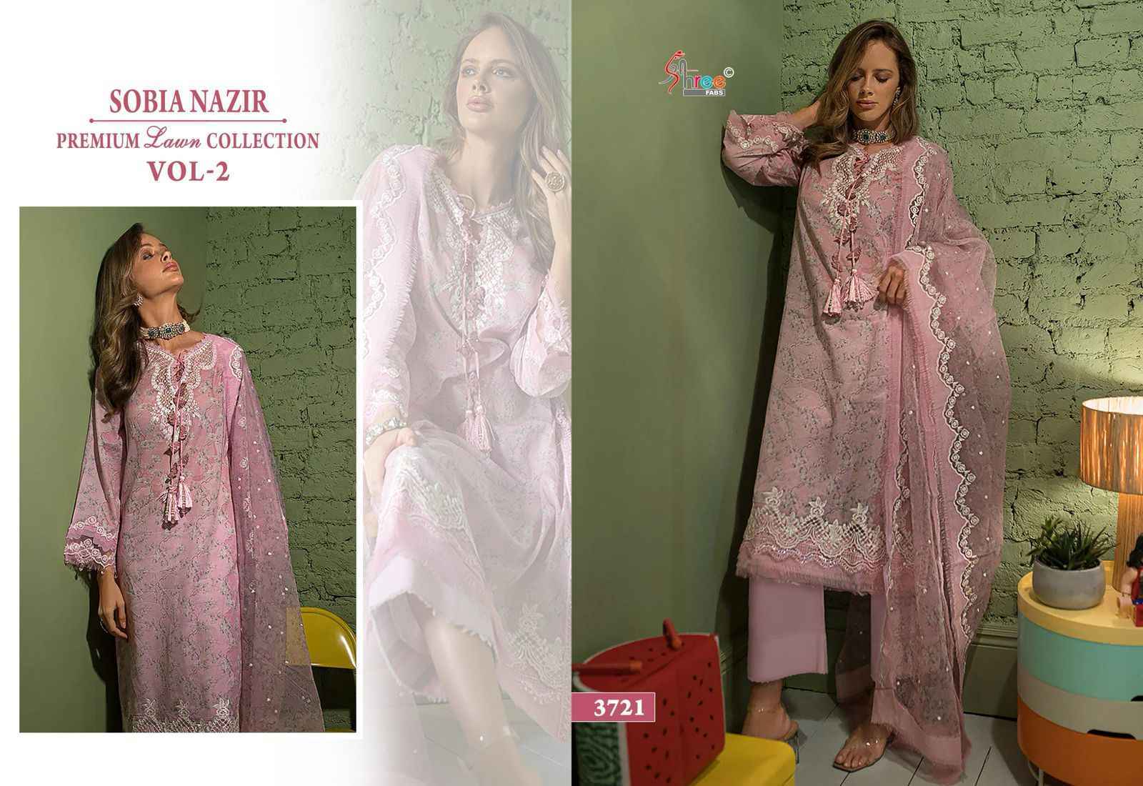 Shree Fabs Sobia Nazir Vol 2 Wholesale Cotton Dress Material ( 4 pcs Catalogue )
