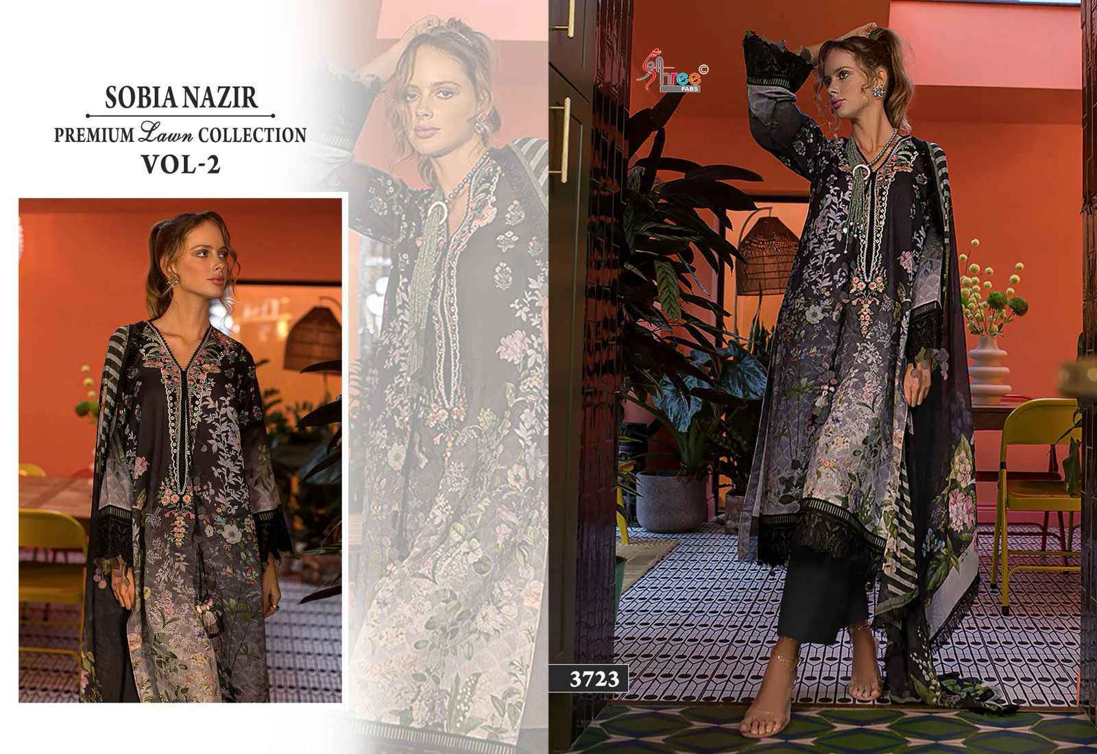 Shree Fabs Sobia Nazir Vol 2 Wholesale Cotton Dress Material ( 4 pcs Catalogue )