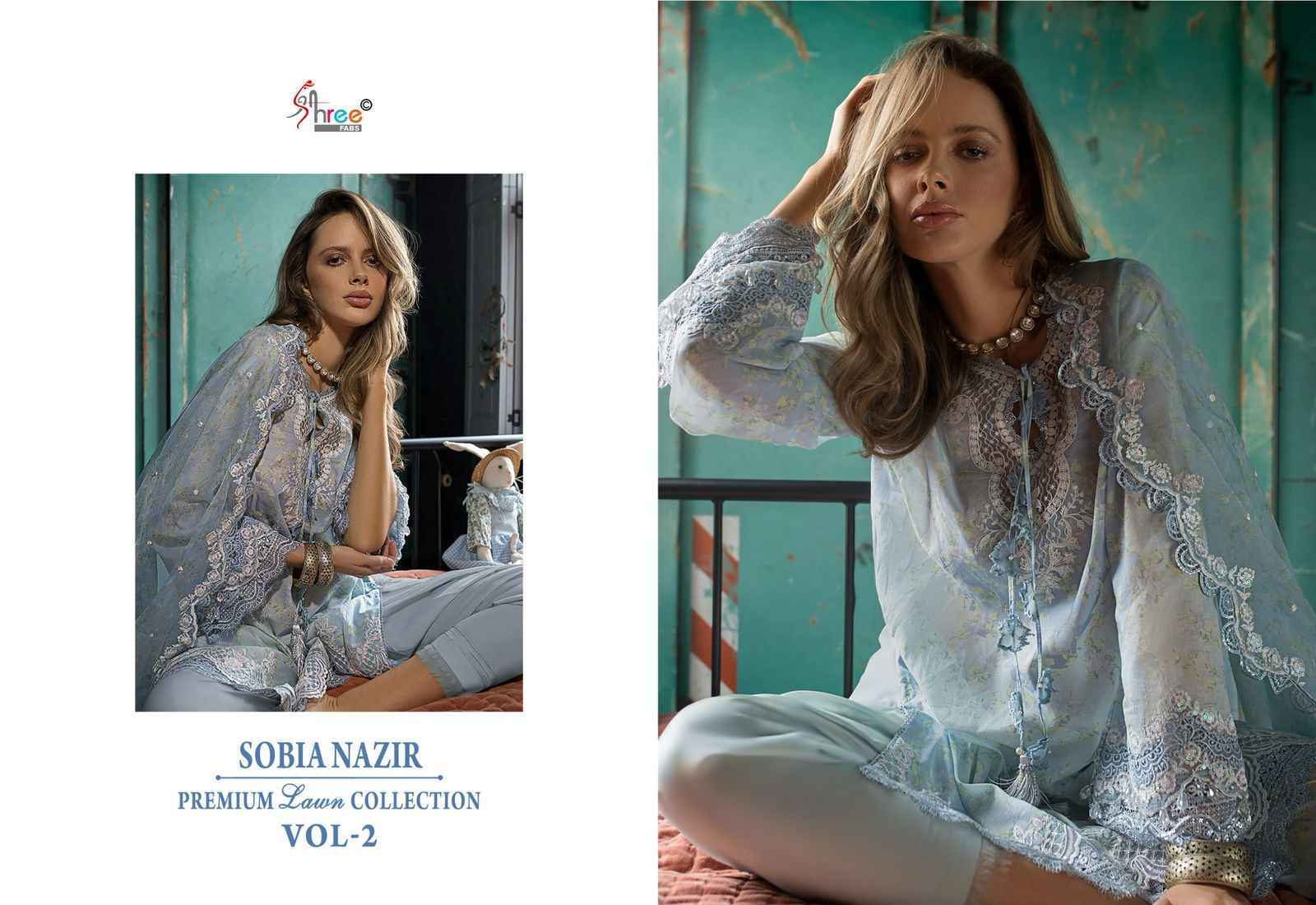 Shree Fabs Sobia Nazir Vol 2 Wholesale Cotton Dress Material ( 4 pcs Catalogue )
