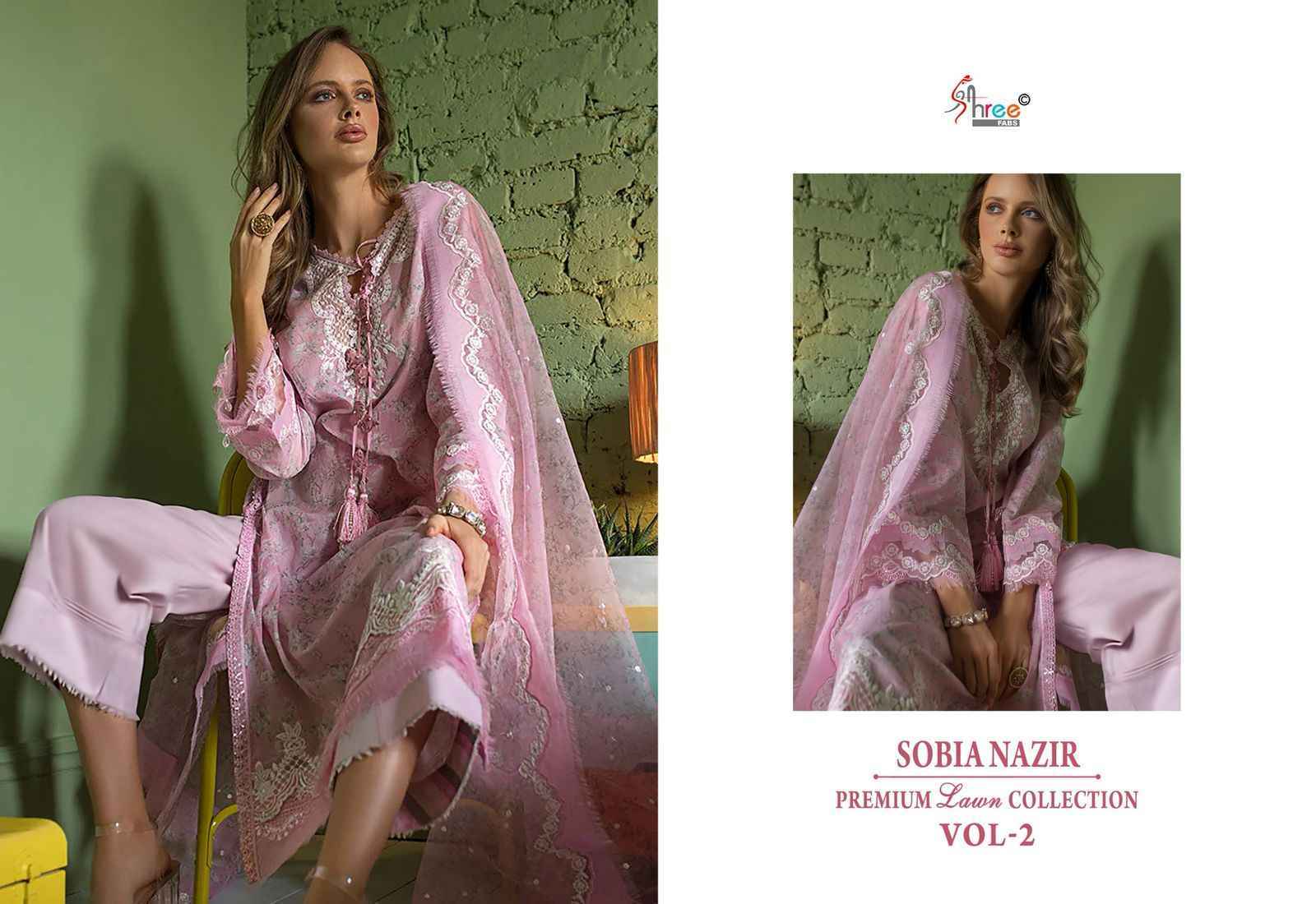 Shree Fabs Sobia Nazir Vol 2 Wholesale Cotton Dress Material ( 4 pcs Catalogue )