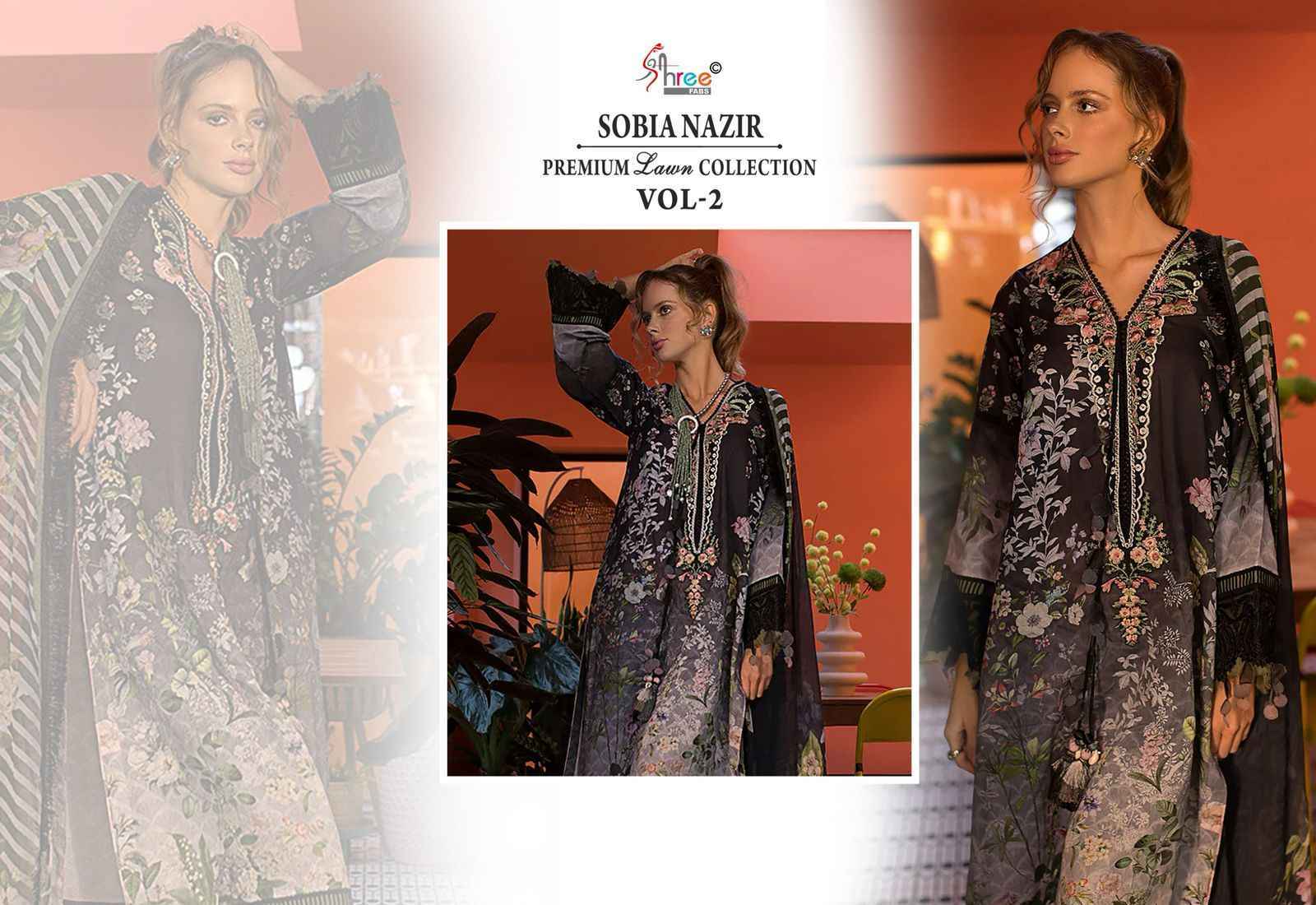 Shree Fabs Sobia Nazir Vol 2 Wholesale Cotton Dress Material ( 4 pcs Catalogue )