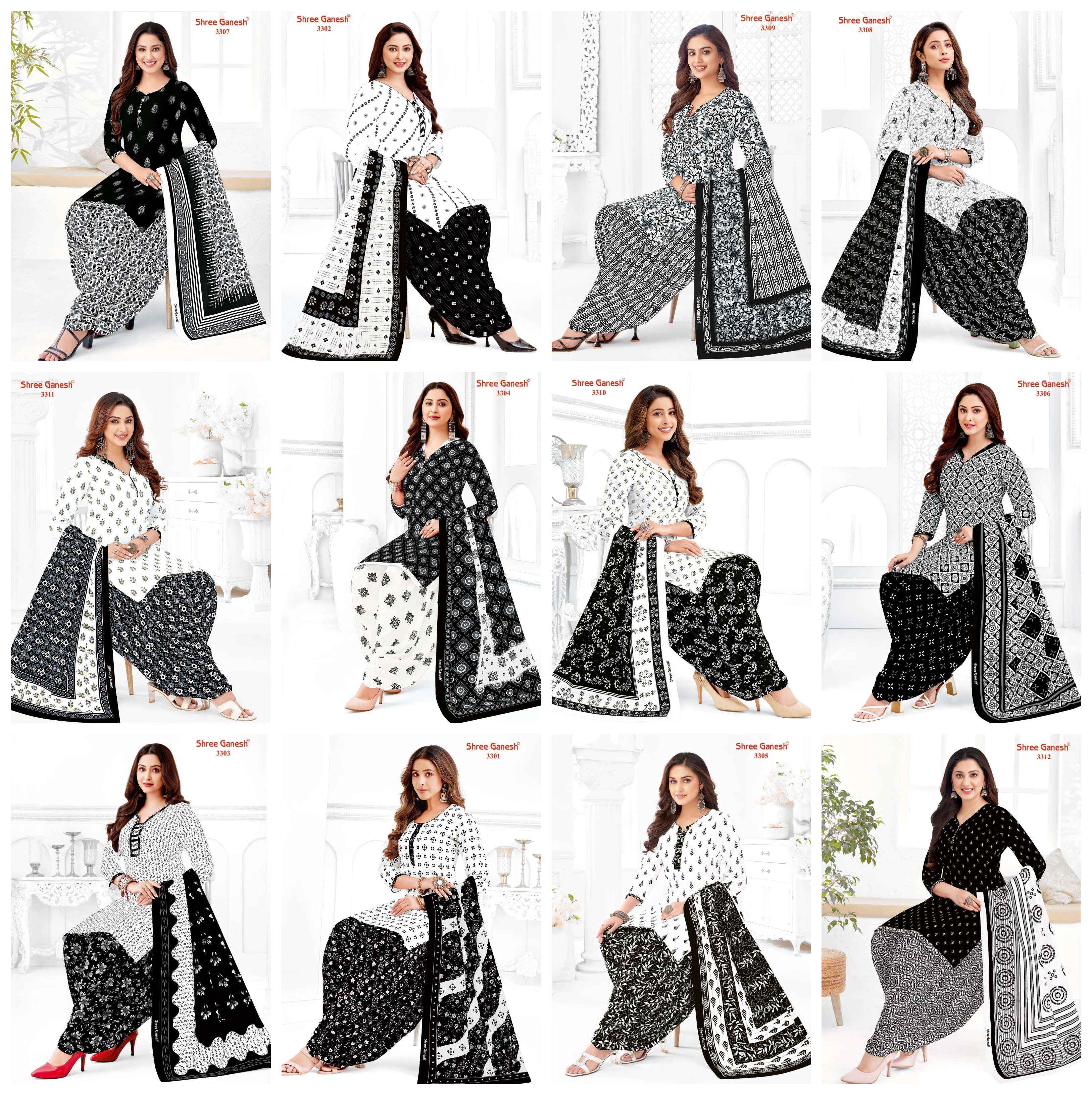 SHREE GANESH COLOURS SPECIAL VOL 3 COTTON PATIYALA SALWAR KAMEEZ WHOLESALE PRICE ( 10 PCS CATALOG )