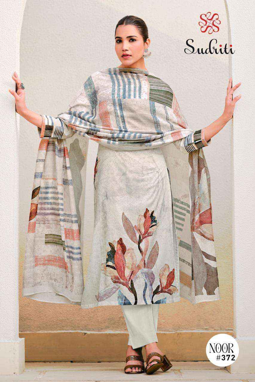 Sudriti Noor Fancy Handwork Pure Cotton Pakistani Suits ( 6 Pcs Catalogue )