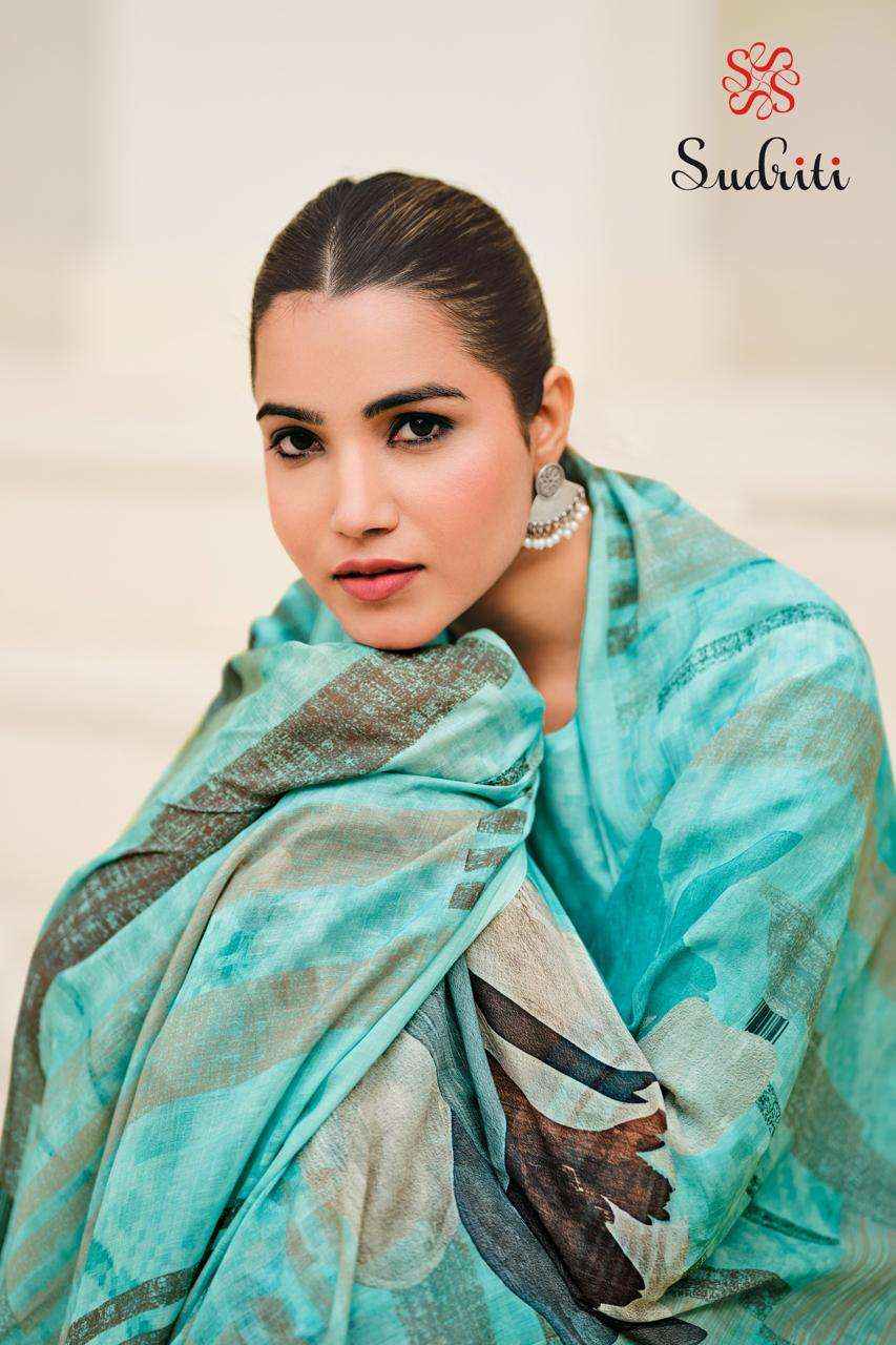 Sudriti Noor Fancy Handwork Pure Cotton Pakistani Suits ( 6 Pcs Catalogue )