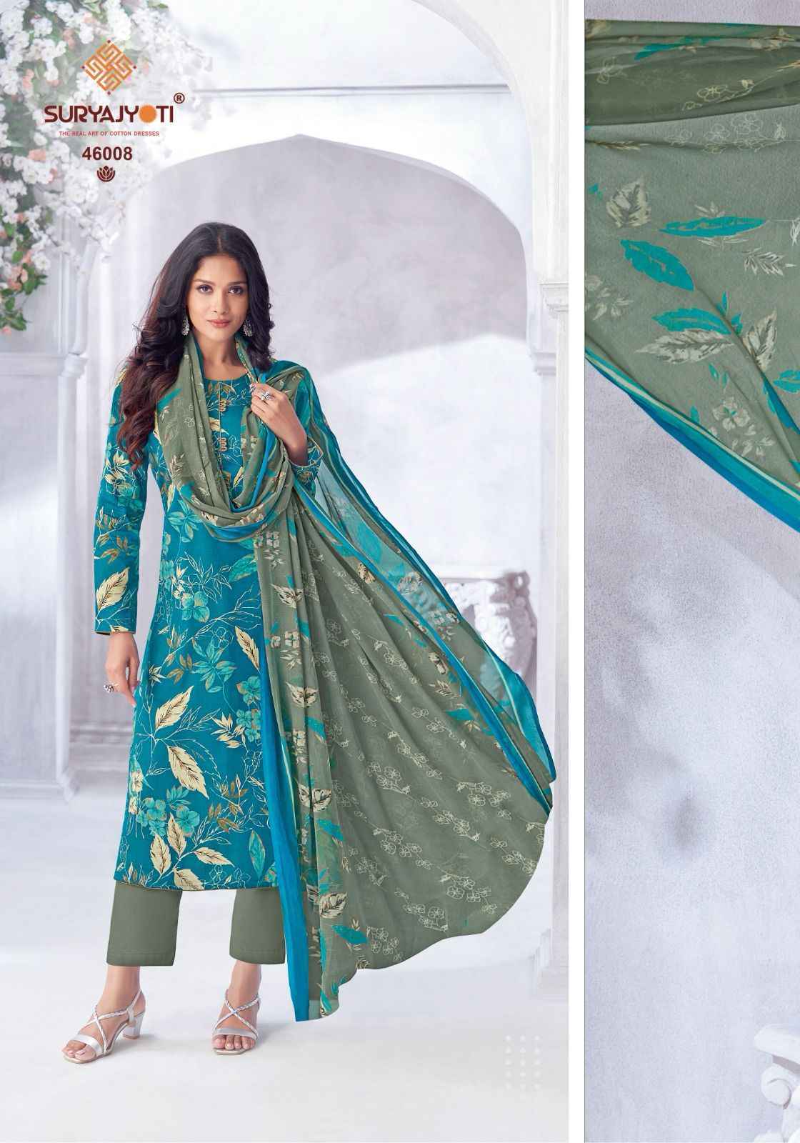 Suryajyoti Naishaa Vol 46 Jam Satin Salwar Kameez Wholesale Price ( 10 Pcs Catalog )