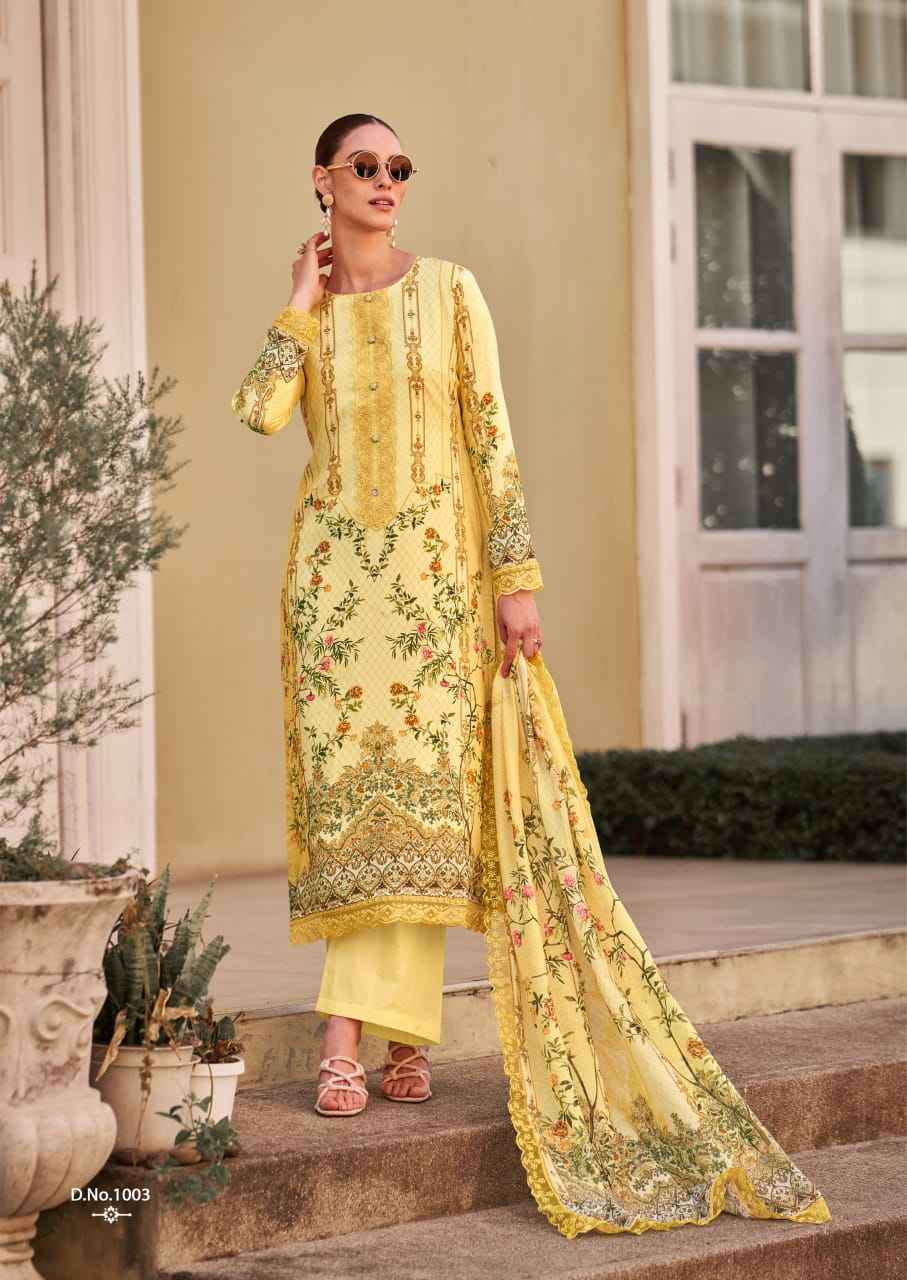 The Hermitage Shop Binsaeed Originals Jam Satin Salwar Kameez Wholesale Price ( 8 Pcs Catalog )