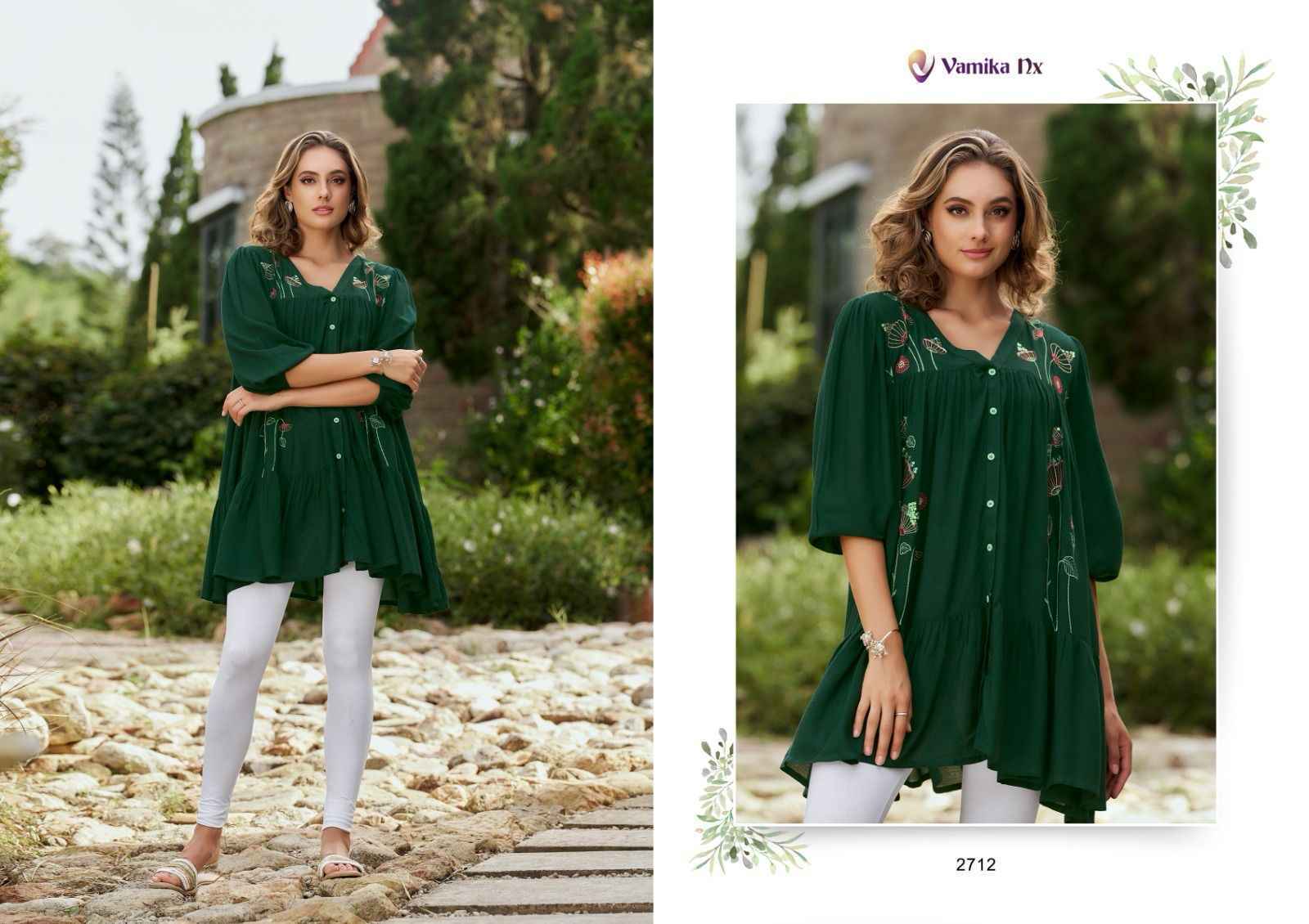 Vamika NX Rang Mahal Vol 3 Rayon Kurti Set Wholesale Price ( 5 Pcs Catalog )