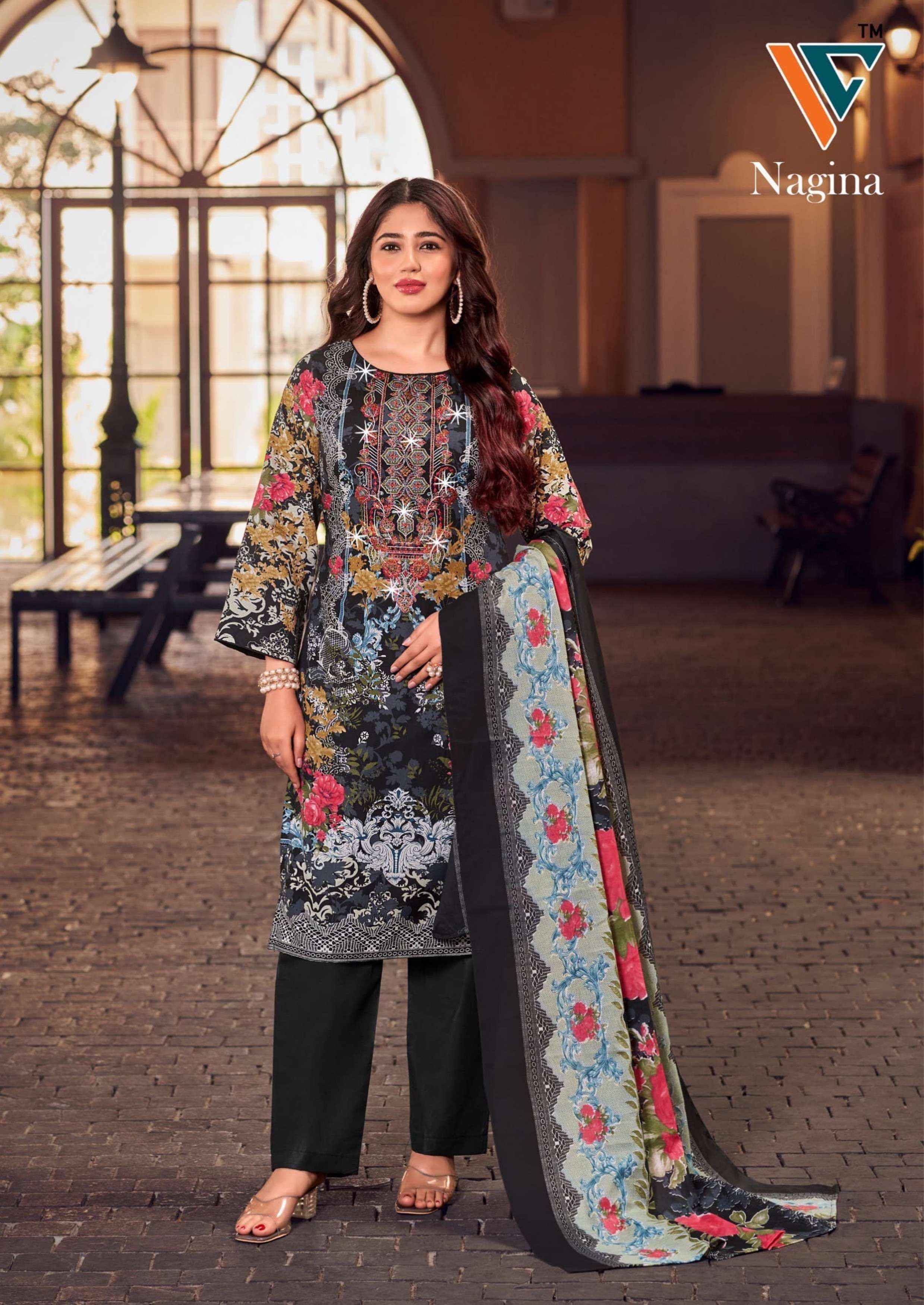 VANDANA‎‎ CREATION NAGINA‎ VOL 2 WHOLESALE COTTON DRESS MATERIAL ( 8 PCS CATALOGUE )