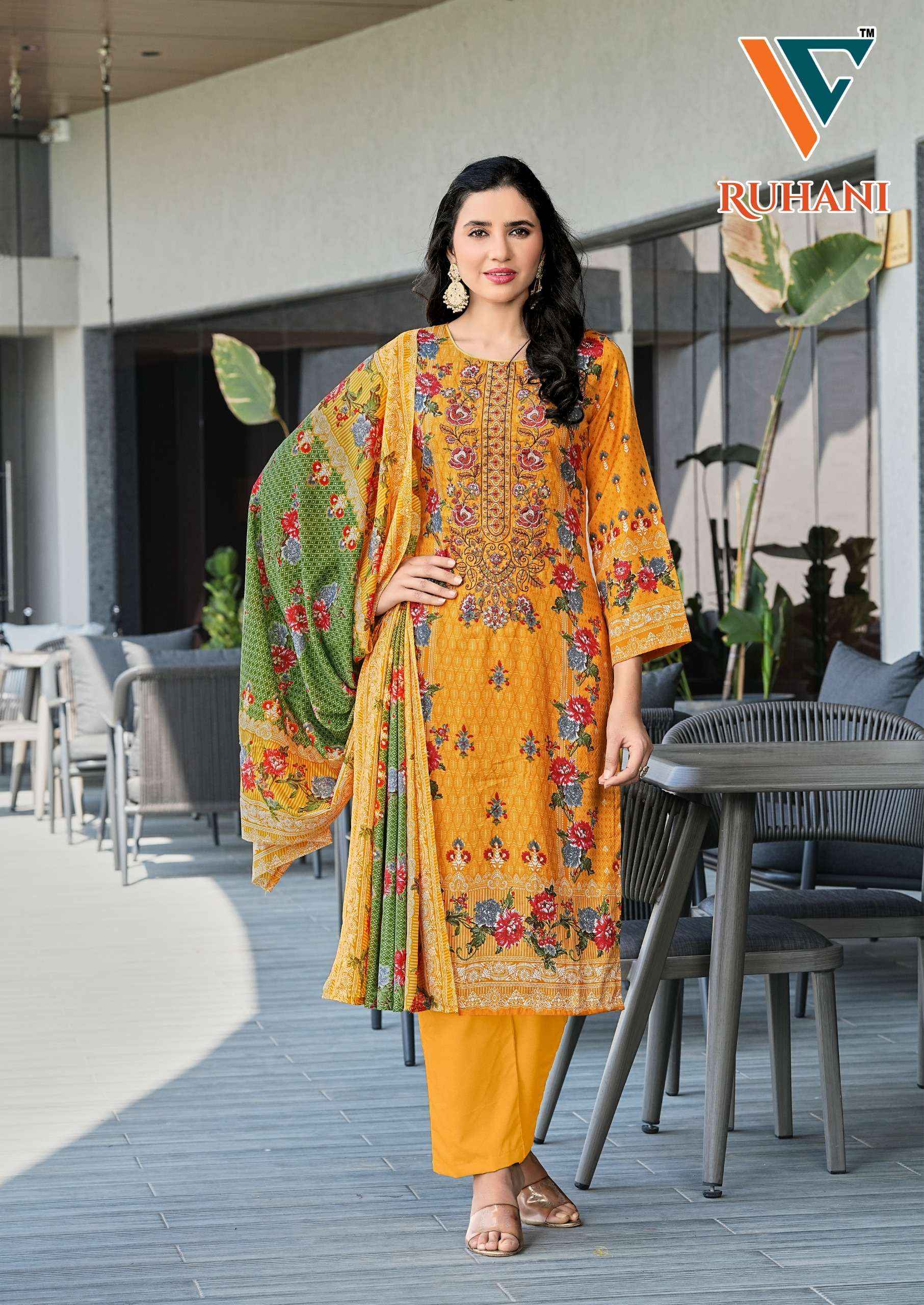 VANDANA‎ CREATION RUHANI‎ VOL 26 COTTON PAKISTANI DRESS MATERIAL ( 8 PCS CATALOGUE )