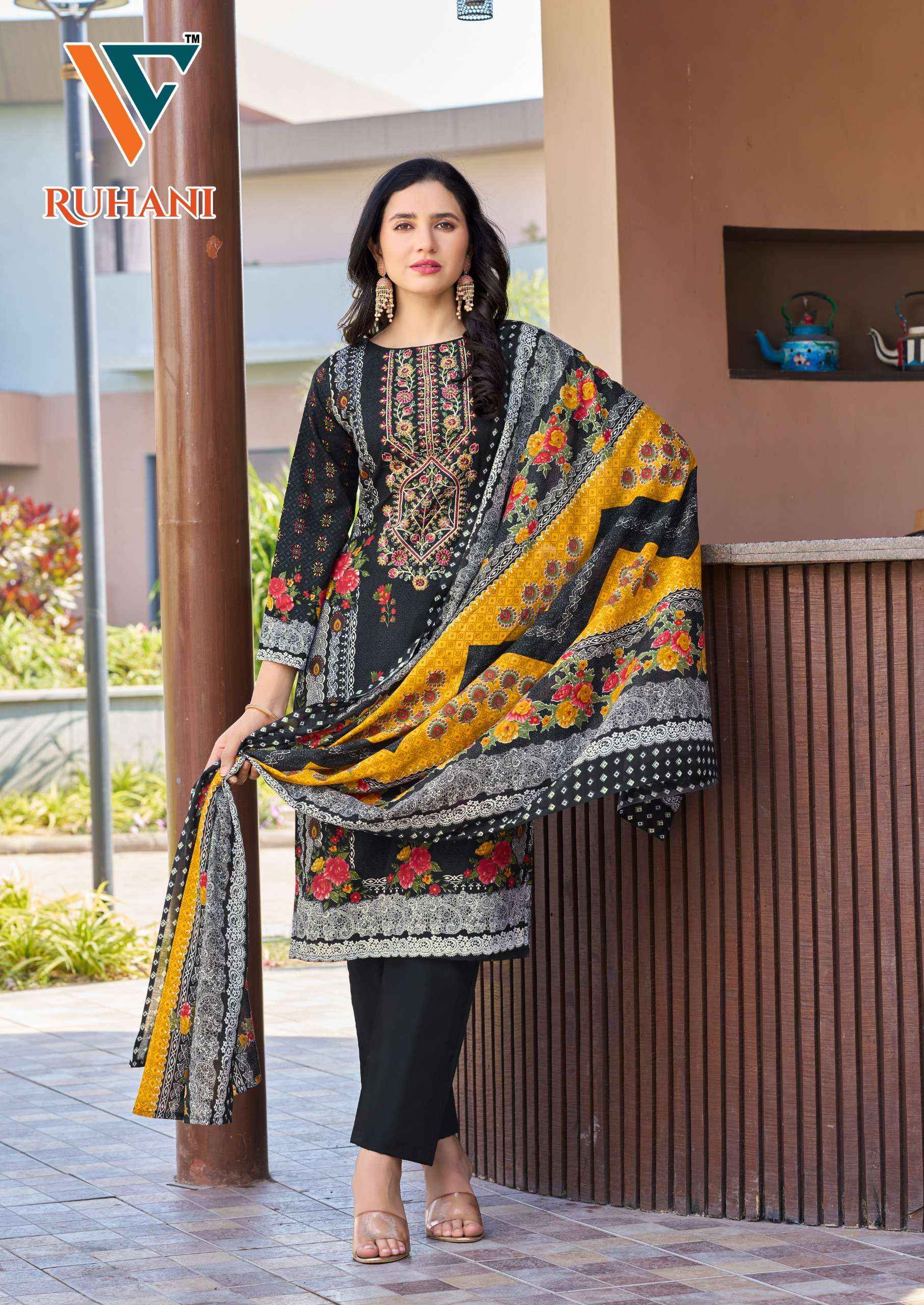 VANDANA‎ CREATION RUHANI‎ VOL 26 COTTON PAKISTANI DRESS MATERIAL ( 8 PCS CATALOGUE )