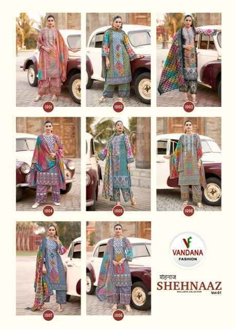 Vandana Fashion Shehnaaz Vol 1 Pakistani Salwar Kameez ( 8 pcs Catalogue )