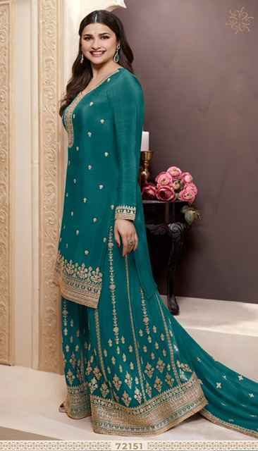 Vinay Kuleesh Shania Chinon Salwar Kameez Wholesale Price ( 4 Pcs Catalog )