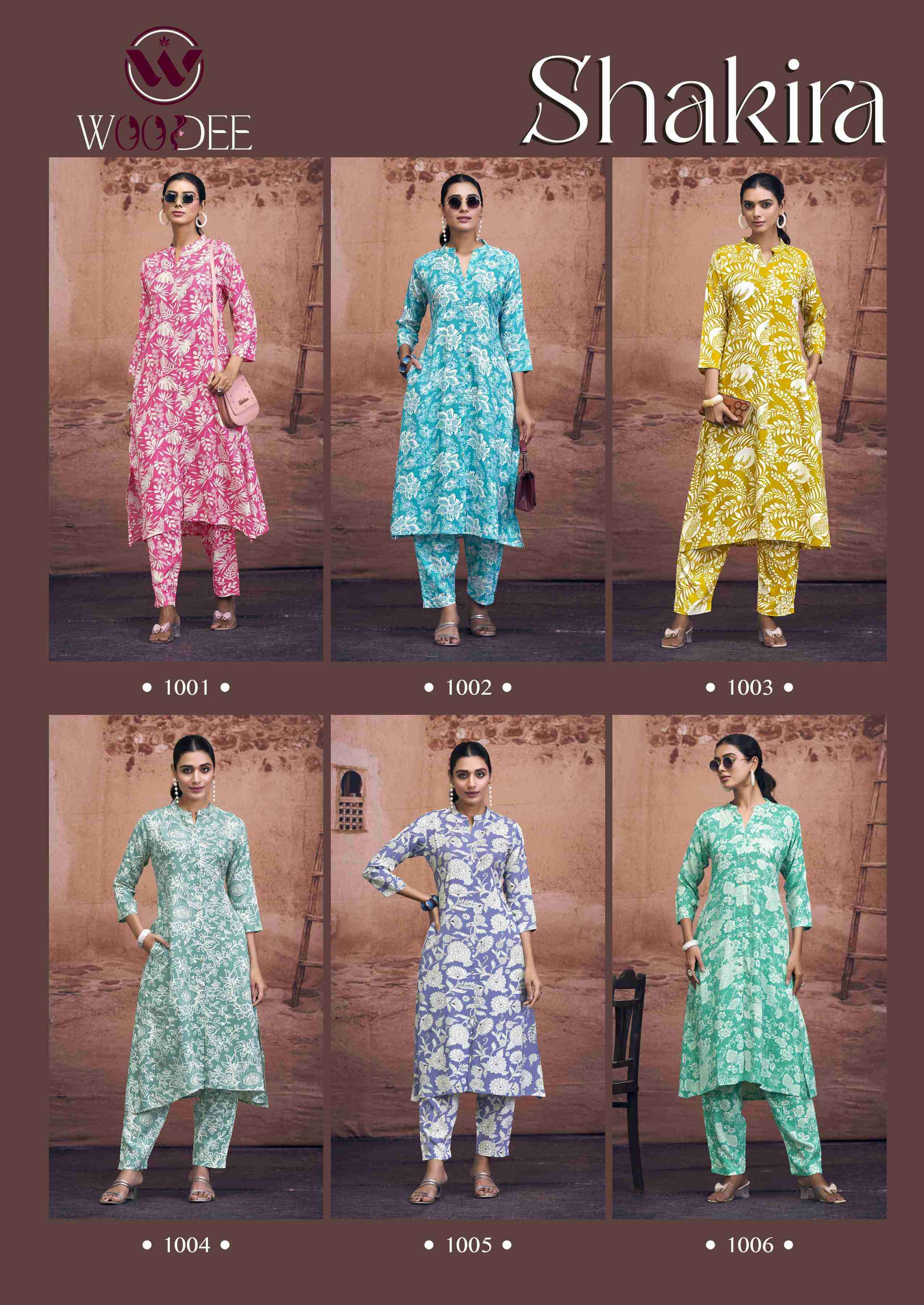 Woodee Shakira Casual Wear Jaipuri Readymade Suits ( 6 Pcs Catalogue )