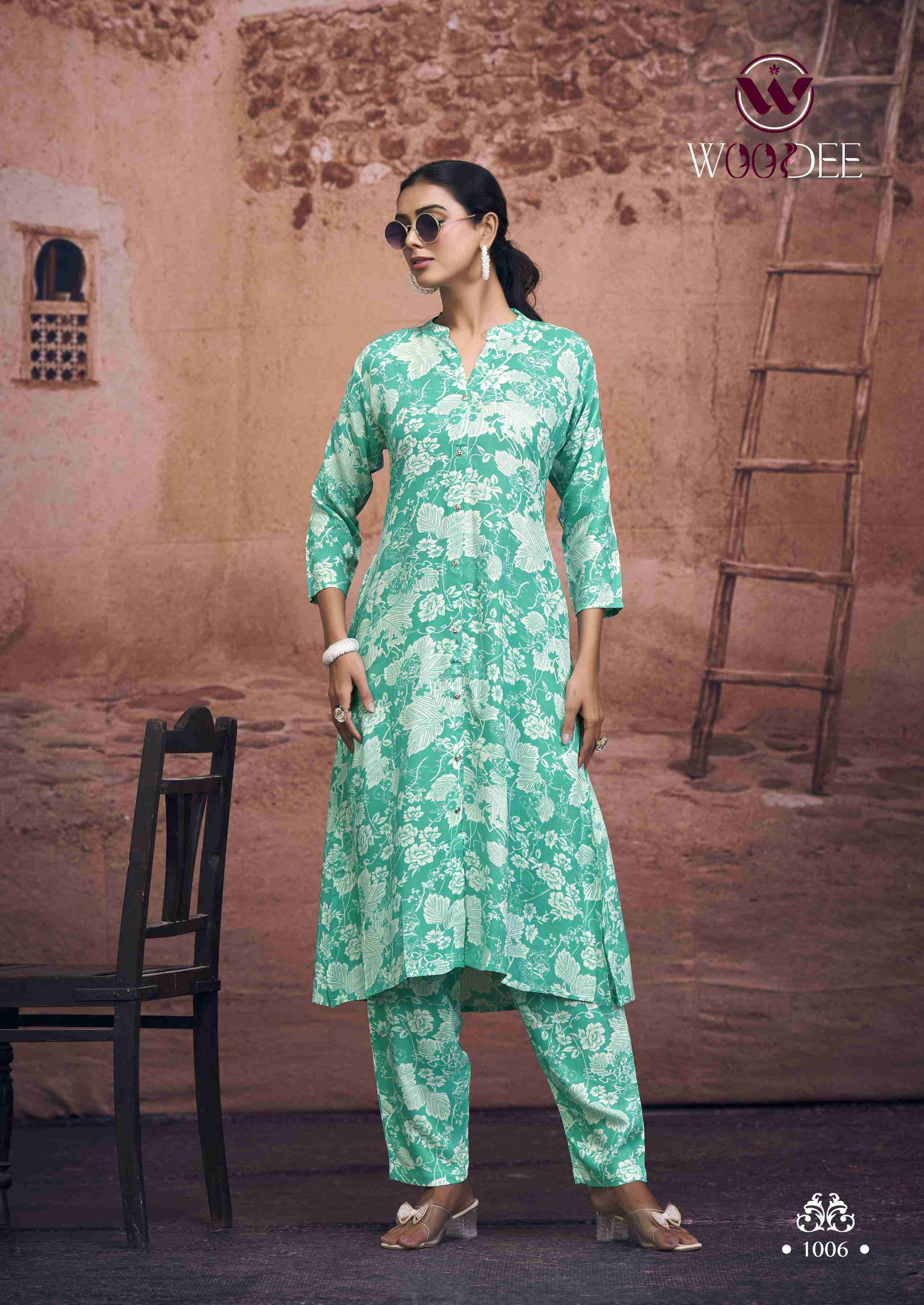 Woodee Shakira Casual Wear Jaipuri Readymade Suits ( 6 Pcs Catalogue )