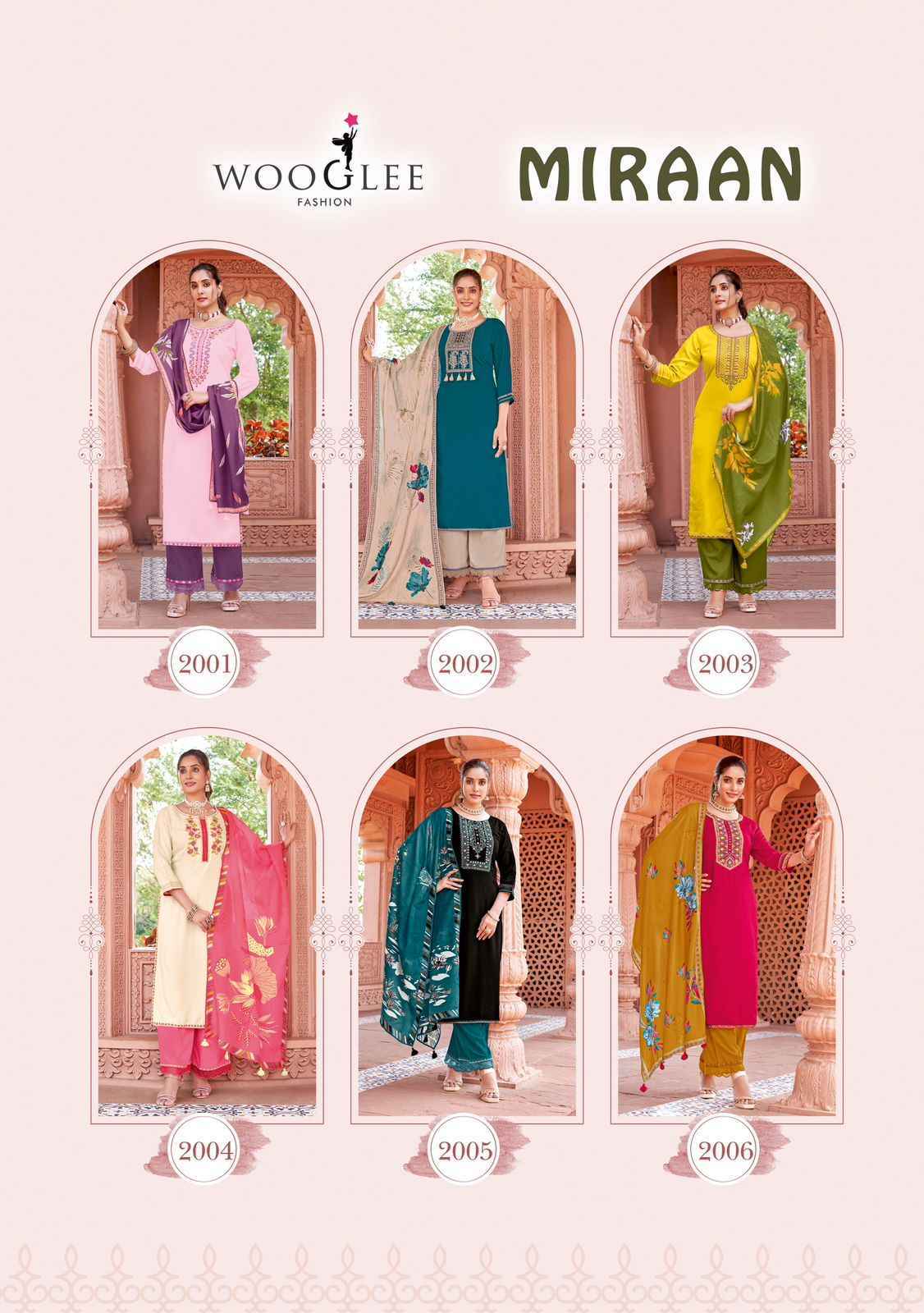 Wooglee Miraan Rayon Kurti Wholesale price ( 6 Pcs Catalog )