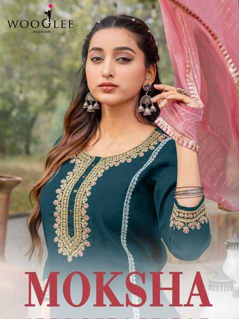 Wooglee Moksha Wholesale Readymade Suits - Surat Wholesale market ( 5 pcs Catalogue )