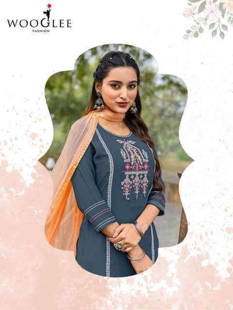 Wooglee Moksha Wholesale Readymade Suits - Surat Wholesale market ( 5 pcs Catalogue )