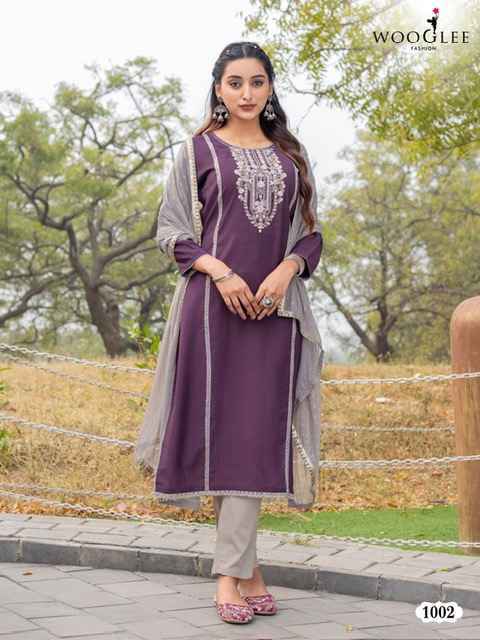 Wooglee Moksha Wholesale Readymade Suits - Surat Wholesale market ( 5 pcs Catalogue )