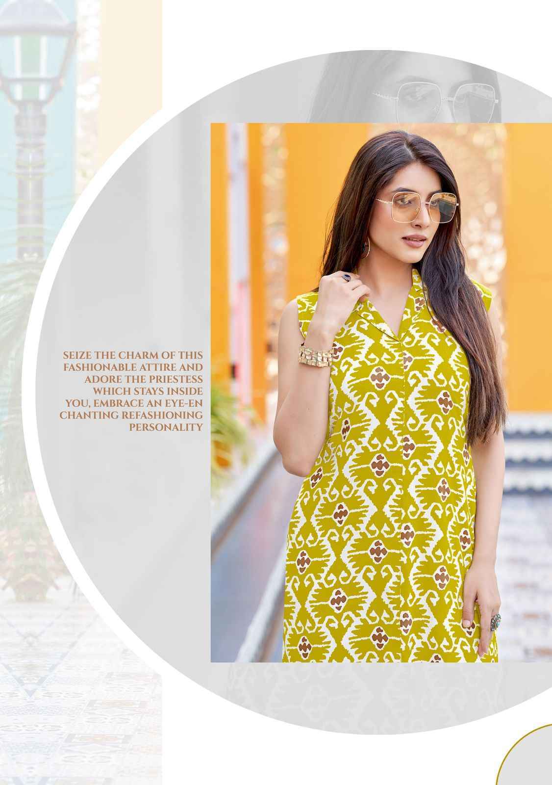 Wooglee Samiksha Rayon Kurti With Bottom Wholesale Price ( 6 Pcs Catalog )