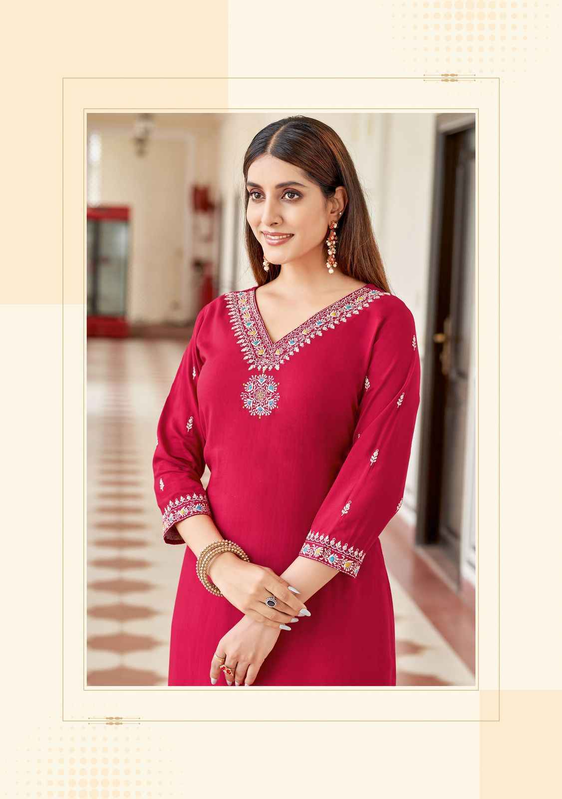 Wooglee Veera Rayon Readymade Suit Wholesale Price ( 4 Pcs Catalog )