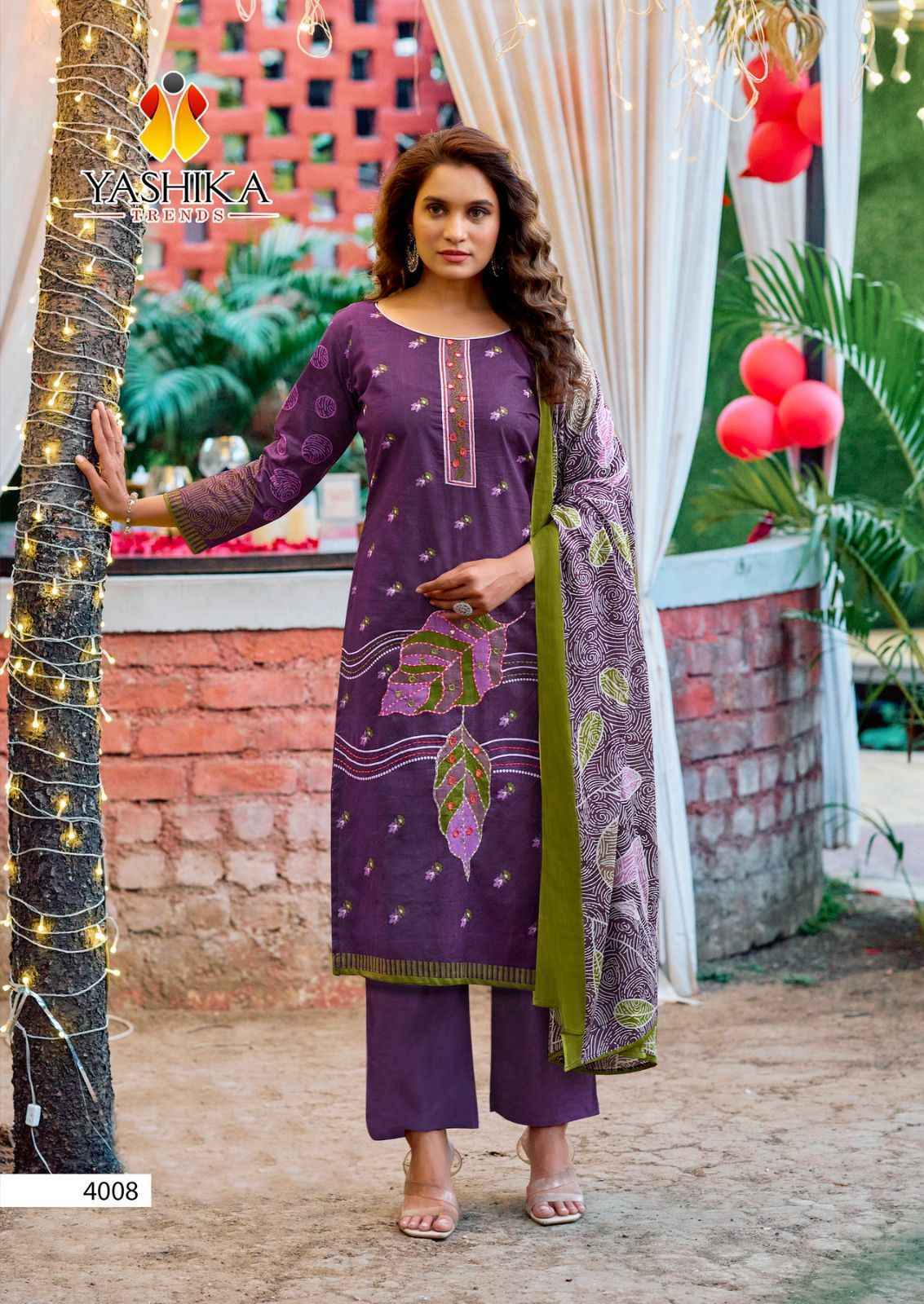 Yashika Trends Dua Vol 4 Cotton Salwar Kameez Wholesale Price ( 8 Pcs Catalog )