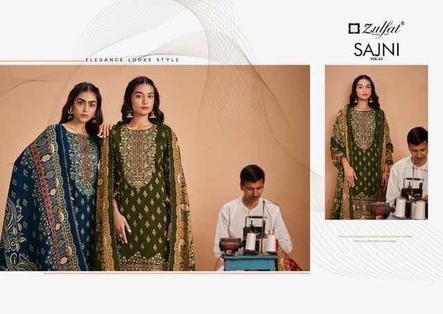 Zulfat Designer Sajni Vol 5 Wholesale Jam Cotton Dress Material ( 6 pcs Catalogue )