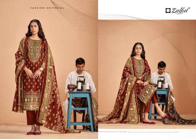 Zulfat Designer Sajni Vol 5 Wholesale Jam Cotton Dress Material ( 6 pcs Catalogue )