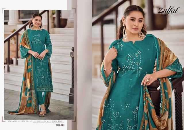 Zulfat Designer Shanaya Cotton Salwar Kameez Wholesale Price ( 8 Pcs Catalog )