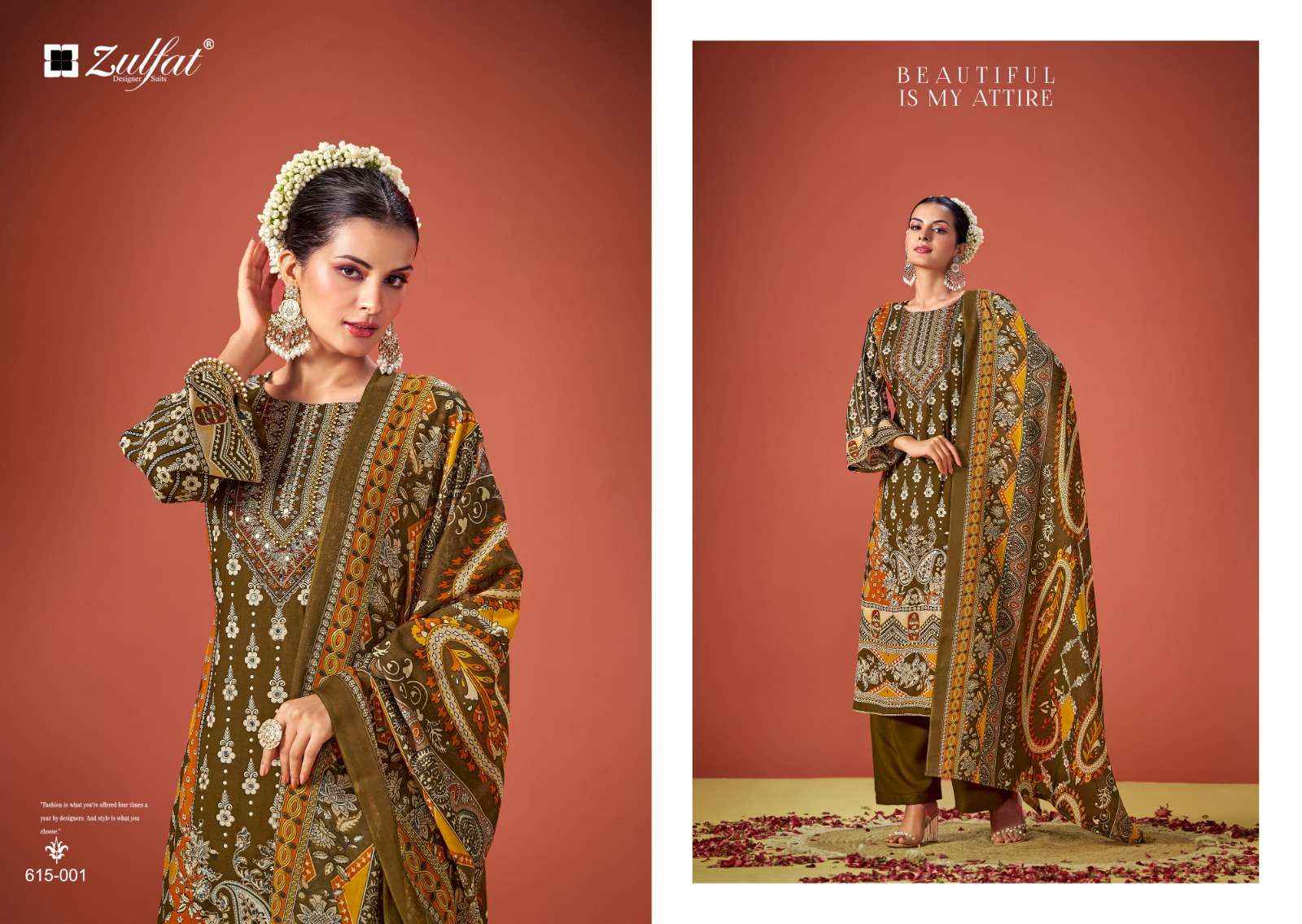 ZULFAT DESIGNER SUITS AAYAT VOL 11 VISCOSE FANCY SALWAR KAMEEZ WHOLESALE PRICE ( 6 PCS CATALOG )