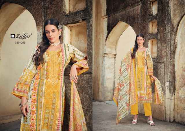 Zulfat Gulnaaz Cotton Salwar Kameez Wholesale Price ( 8 Pcs Catalog )