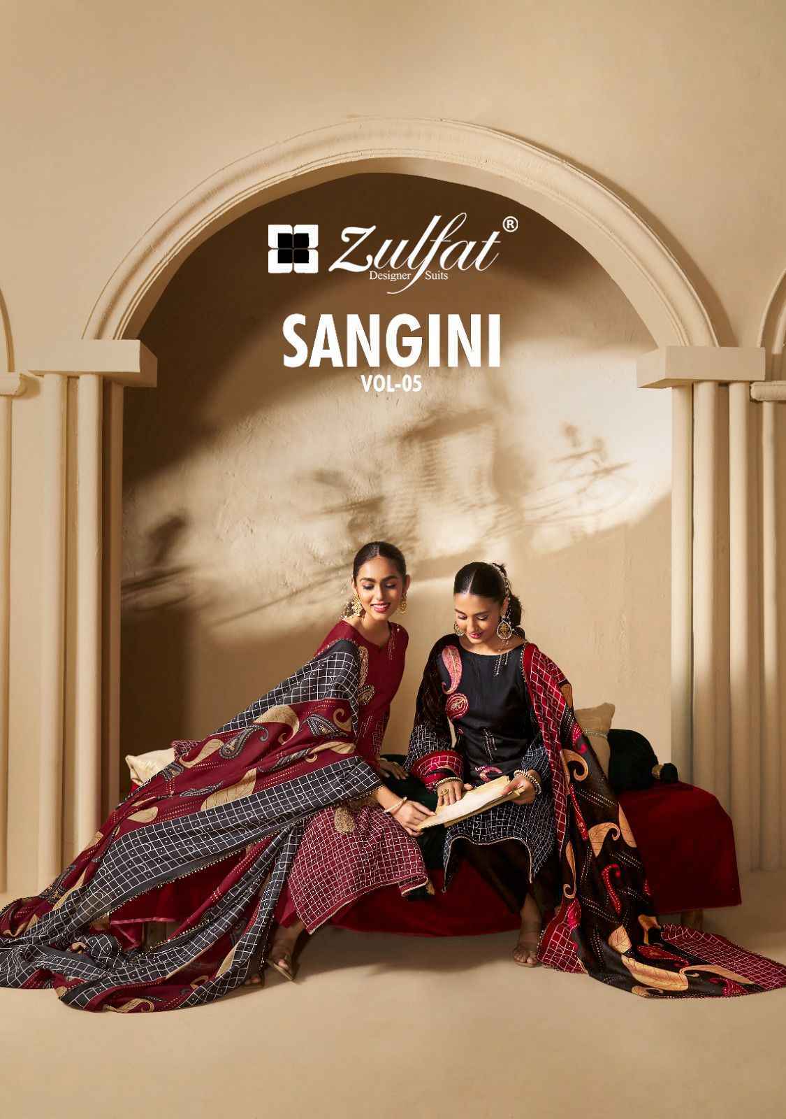 Zulfat Sangini Vol 5 Jam Cotton Salwar Kameez Wholesale Price ( 6 Pcs Catalog )