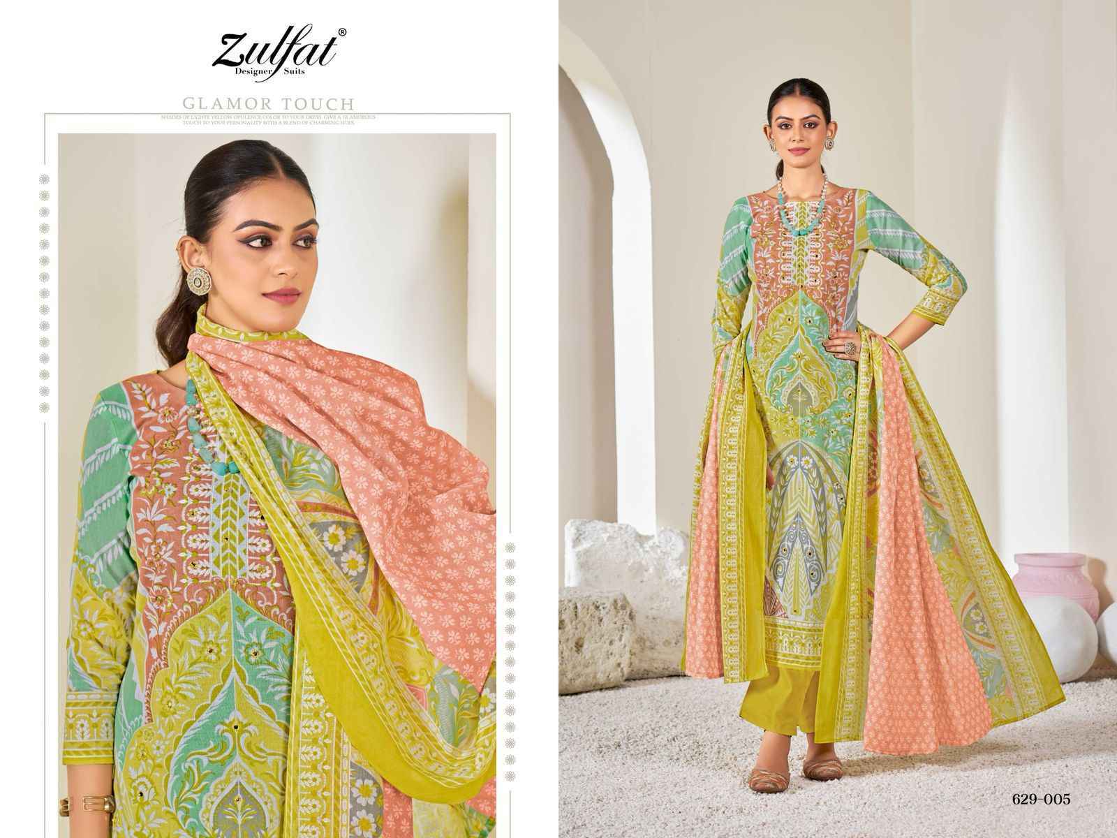 Zulfat Summer Shine Cotton Salwar Kameez Wholesale Price ( 6 Pcs Catalog )