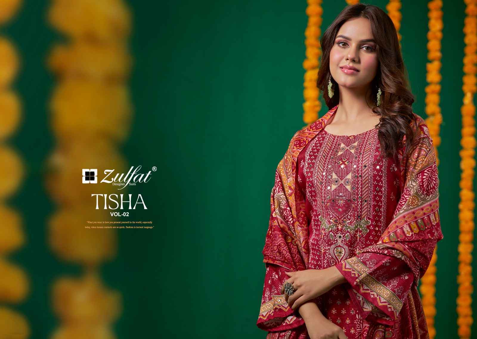 Zulfat Tisha Vol 2 Viscouse Shimmer Salwar Kameez Wholesale Price ( 6 Pcs Catalog )