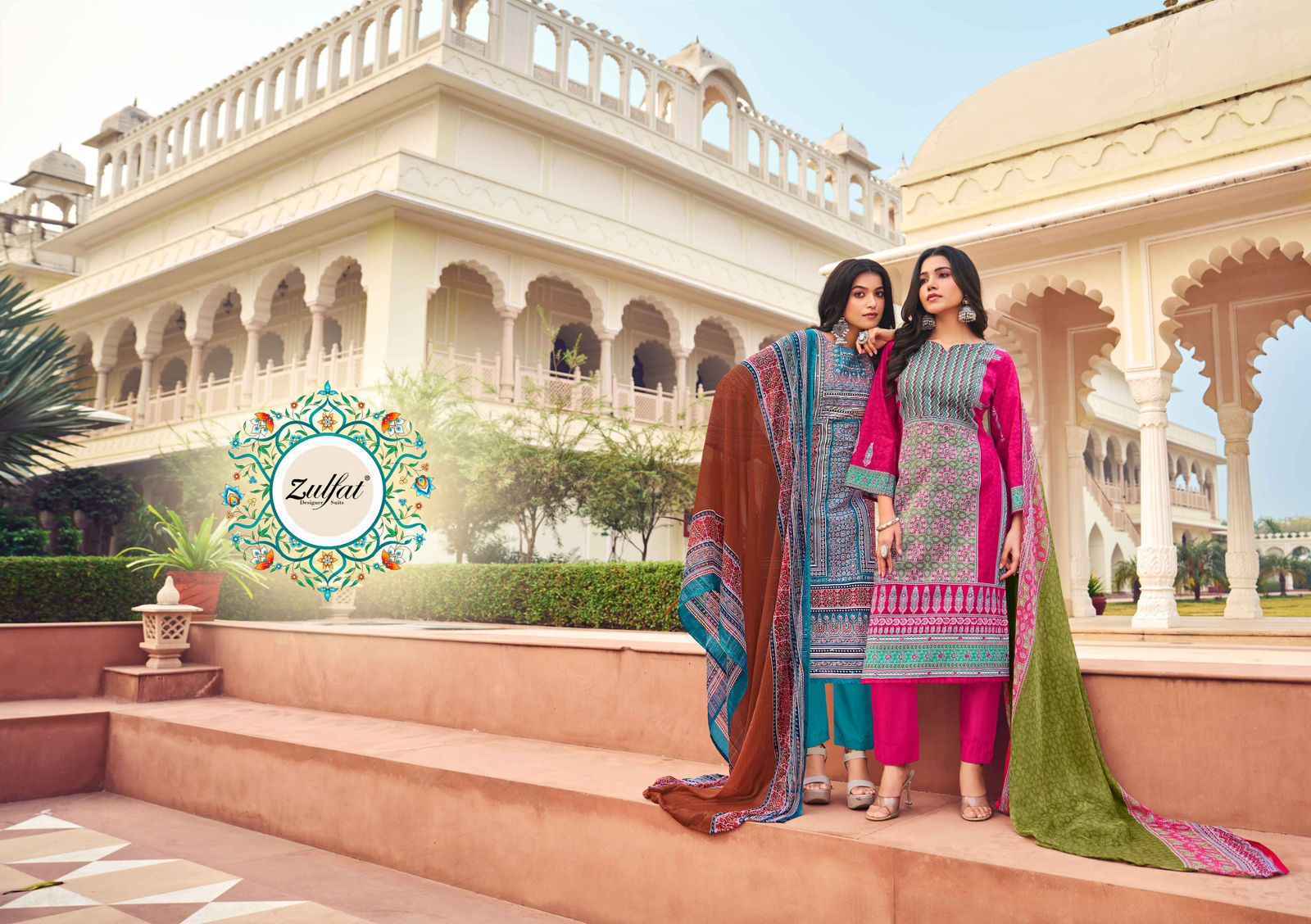 Zulfat Zeeshan Cotton Salwar Kameez Wholesale Price ( 8 Pcs Catalog )