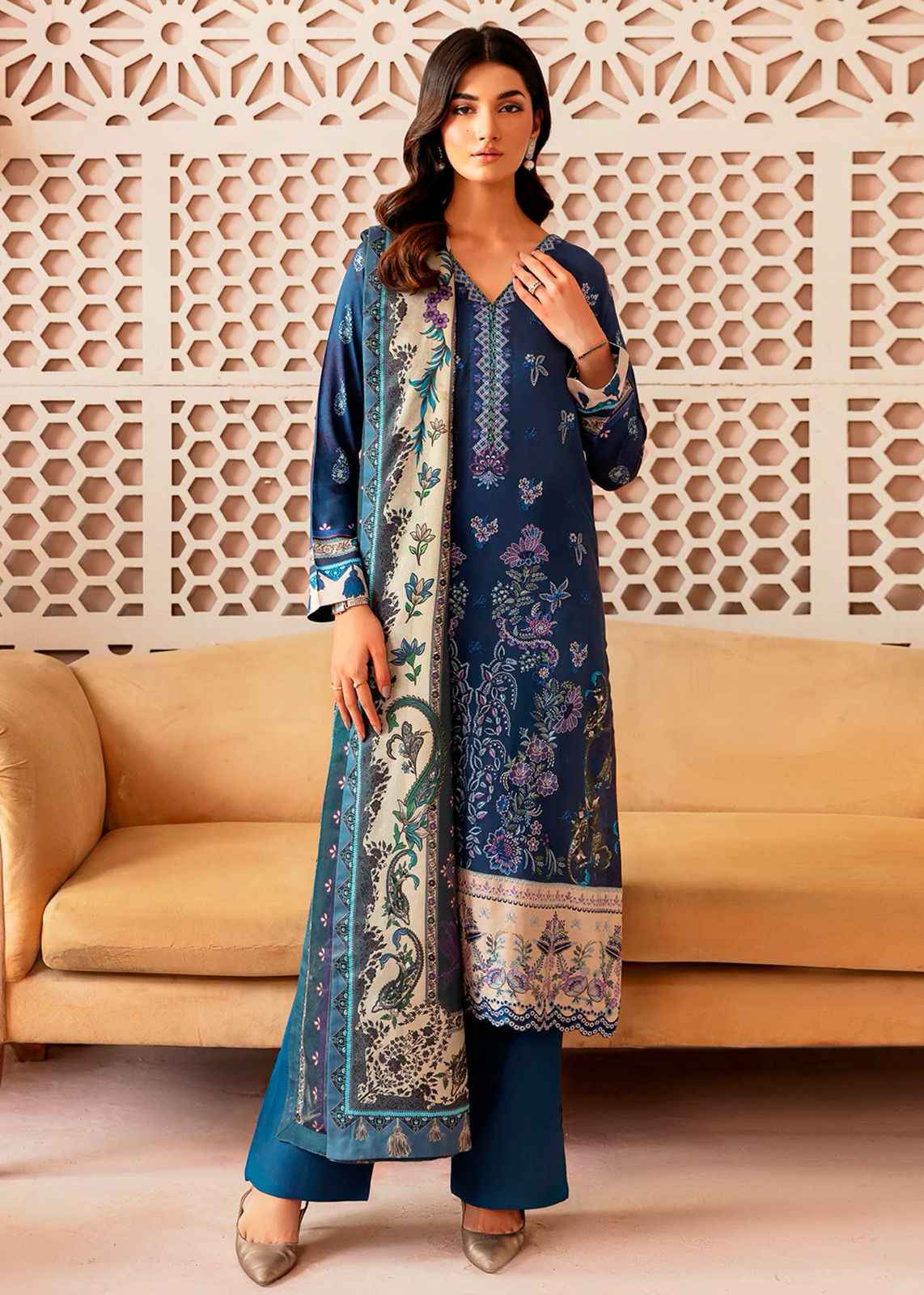 Aabyaan Ruhaniyat Vol 7 Wholesale Cotton Dress Material ( 6 pcs Catalogue )