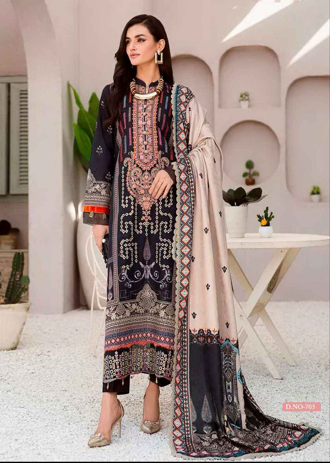 Aabyaan Ruhaniyat Vol 7 Wholesale Cotton Dress Material ( 6 pcs Catalogue )