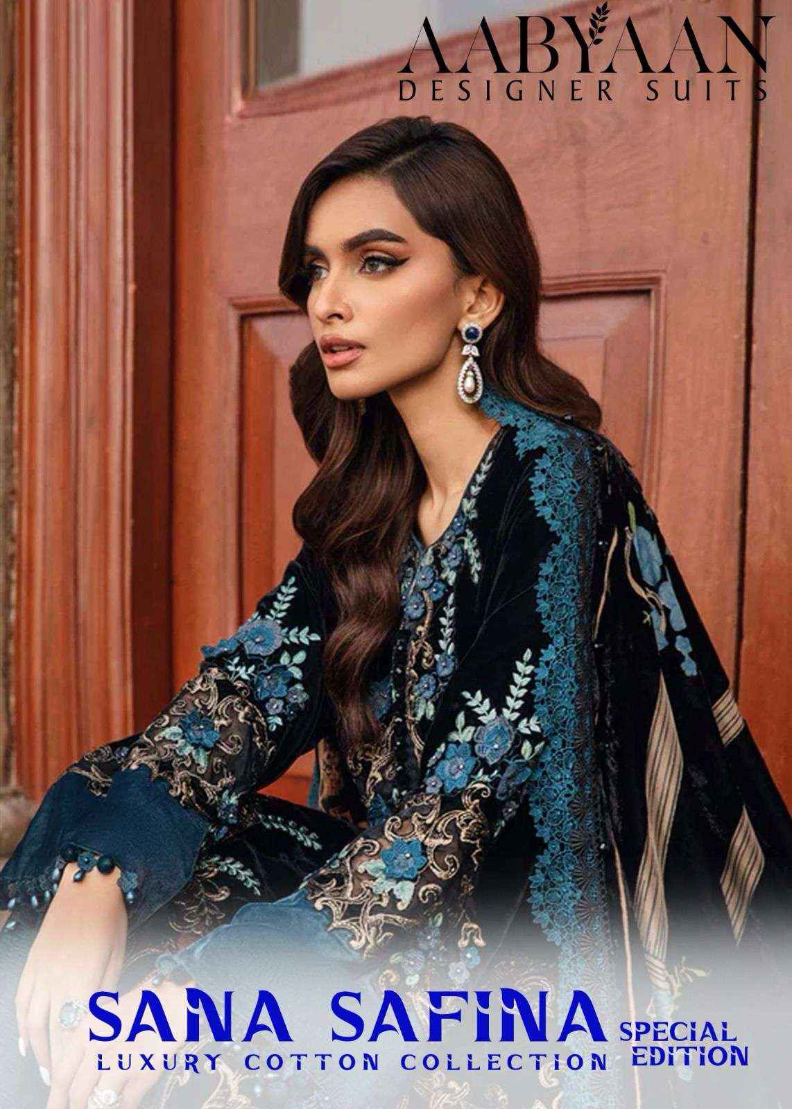 Aabyaan Sana Safina Special Edition Karachi Suits ( 6 Pcs Catalogue )