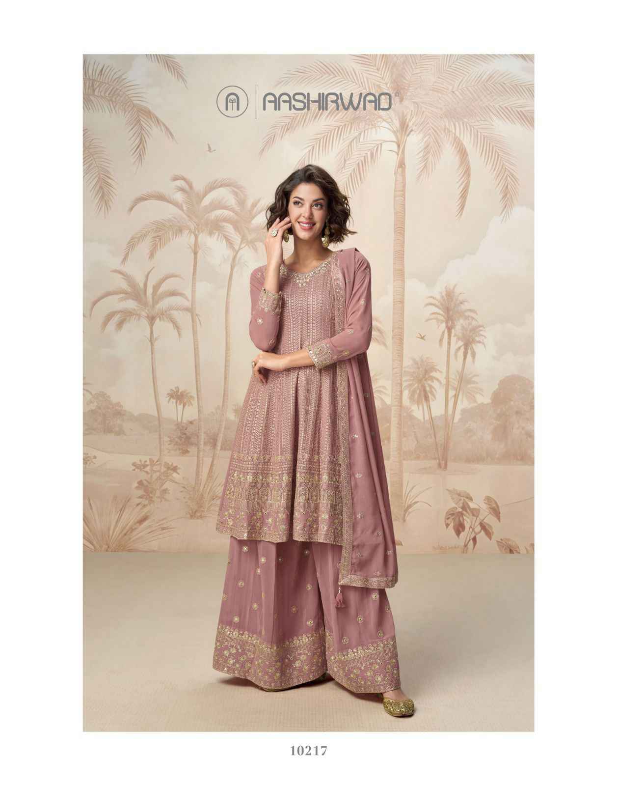 Aashirwad Creation Shivani Readymade Georgette Dress Wholesale Price ( 3 Pcs Catalog )