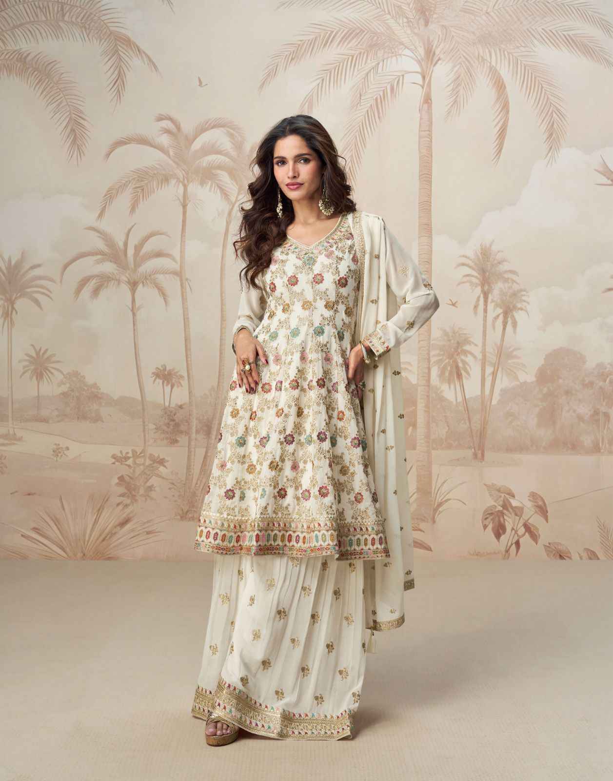 Aashirwad Creation Shivani Readymade Georgette Dress Wholesale Price ( 3 Pcs Catalog )
