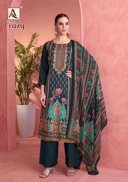 Alok Crazy Viscouse Salwar Kameez Wholesale Price ( 6 Pcs Catalog )